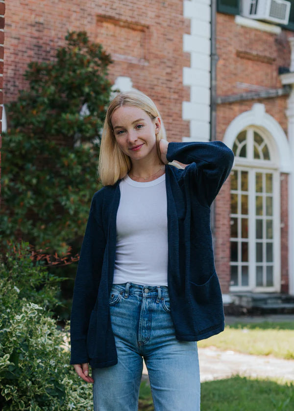 Cotton Pocket Cardigan