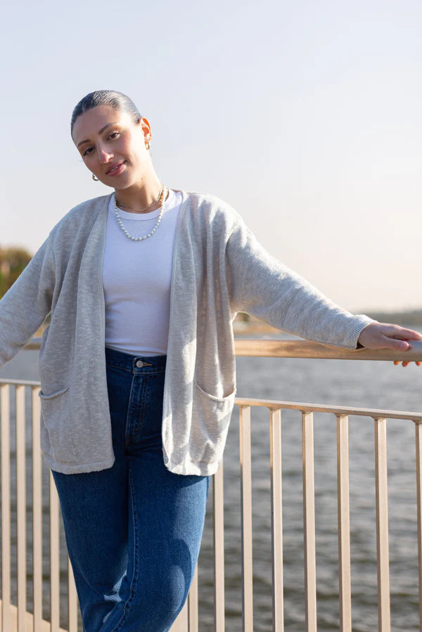 Cotton Pocket Cardigan