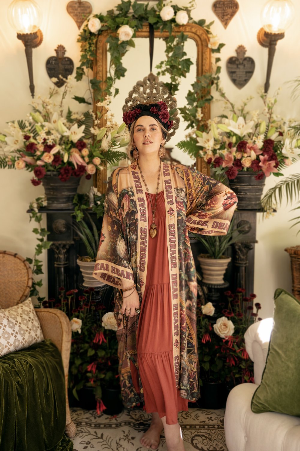 Courage, Dear Heart Opera Duster Kimono