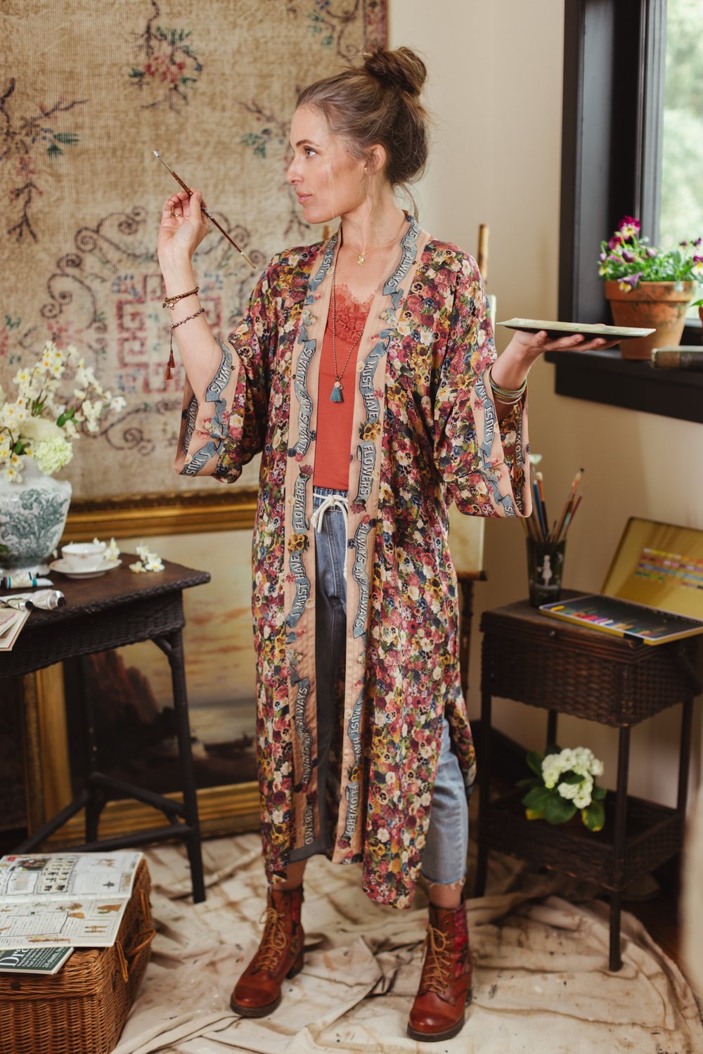 Art of Life Opera Duster Kimono