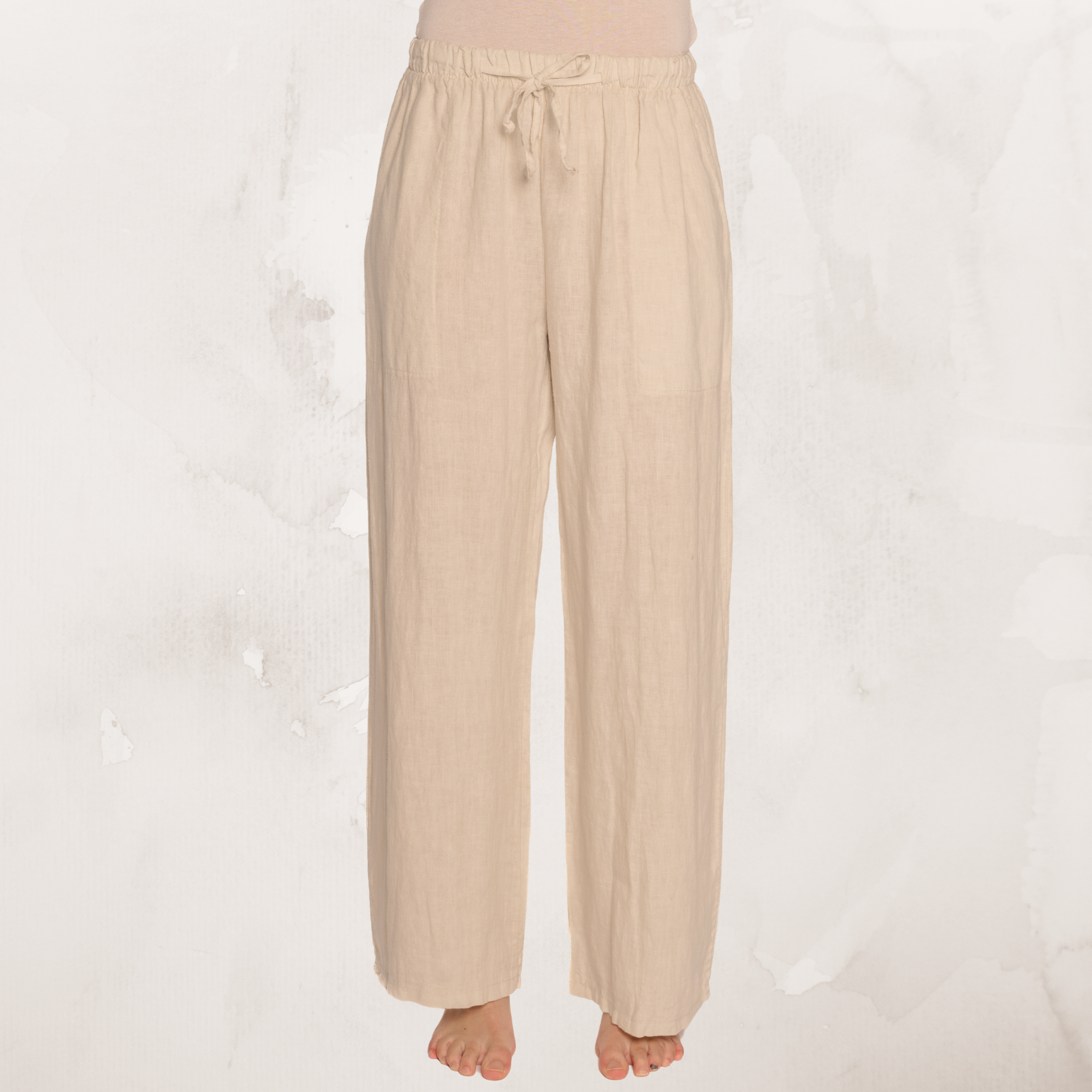 Drawstring Linen Pants