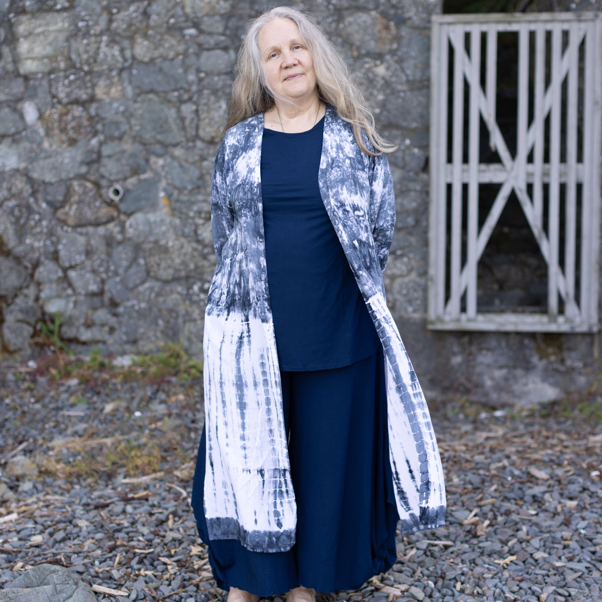 Shibori Mega Duster - Shoreline