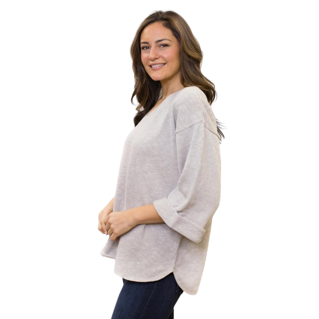 Cotton V-Neck Sweater