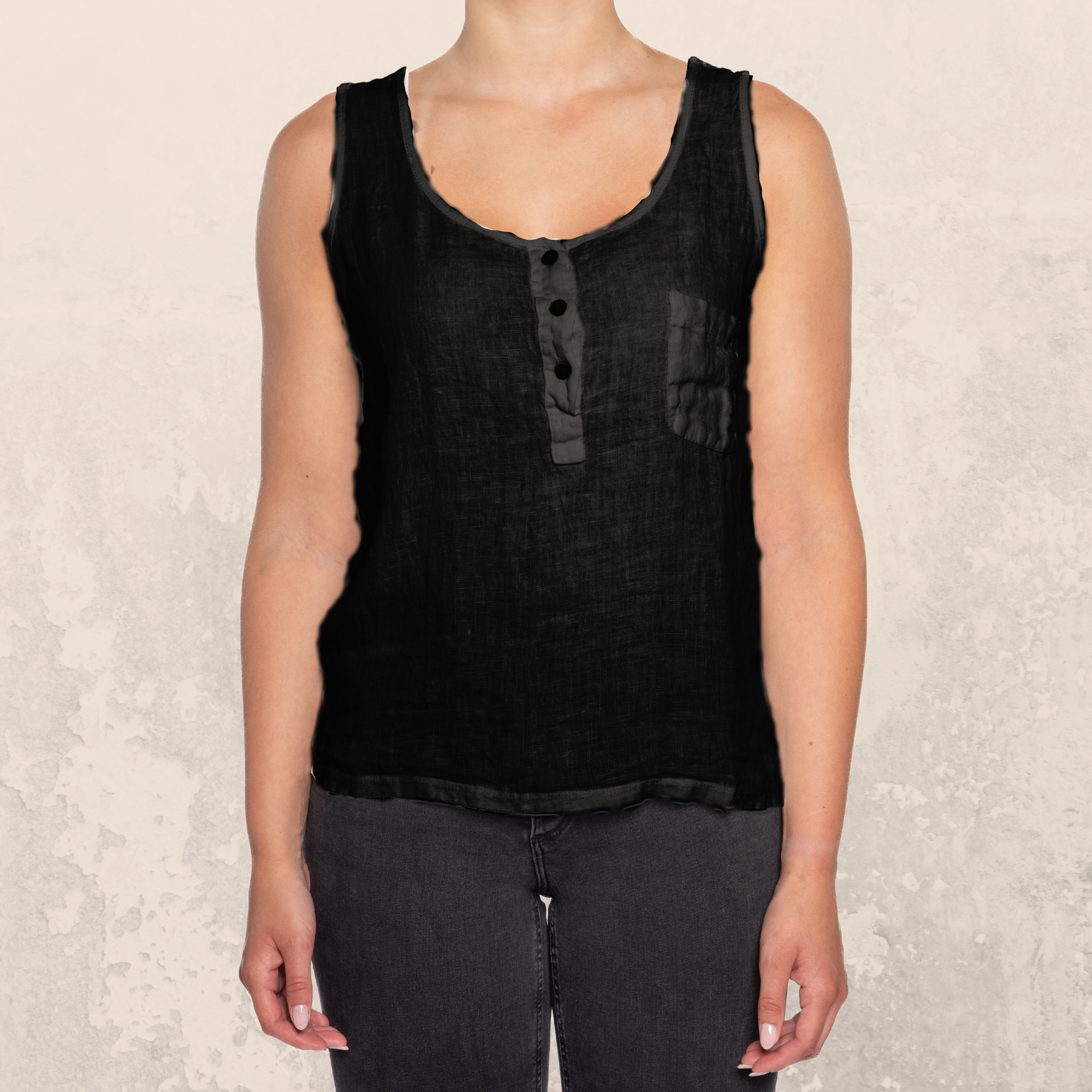 Italian Linen Tank Top