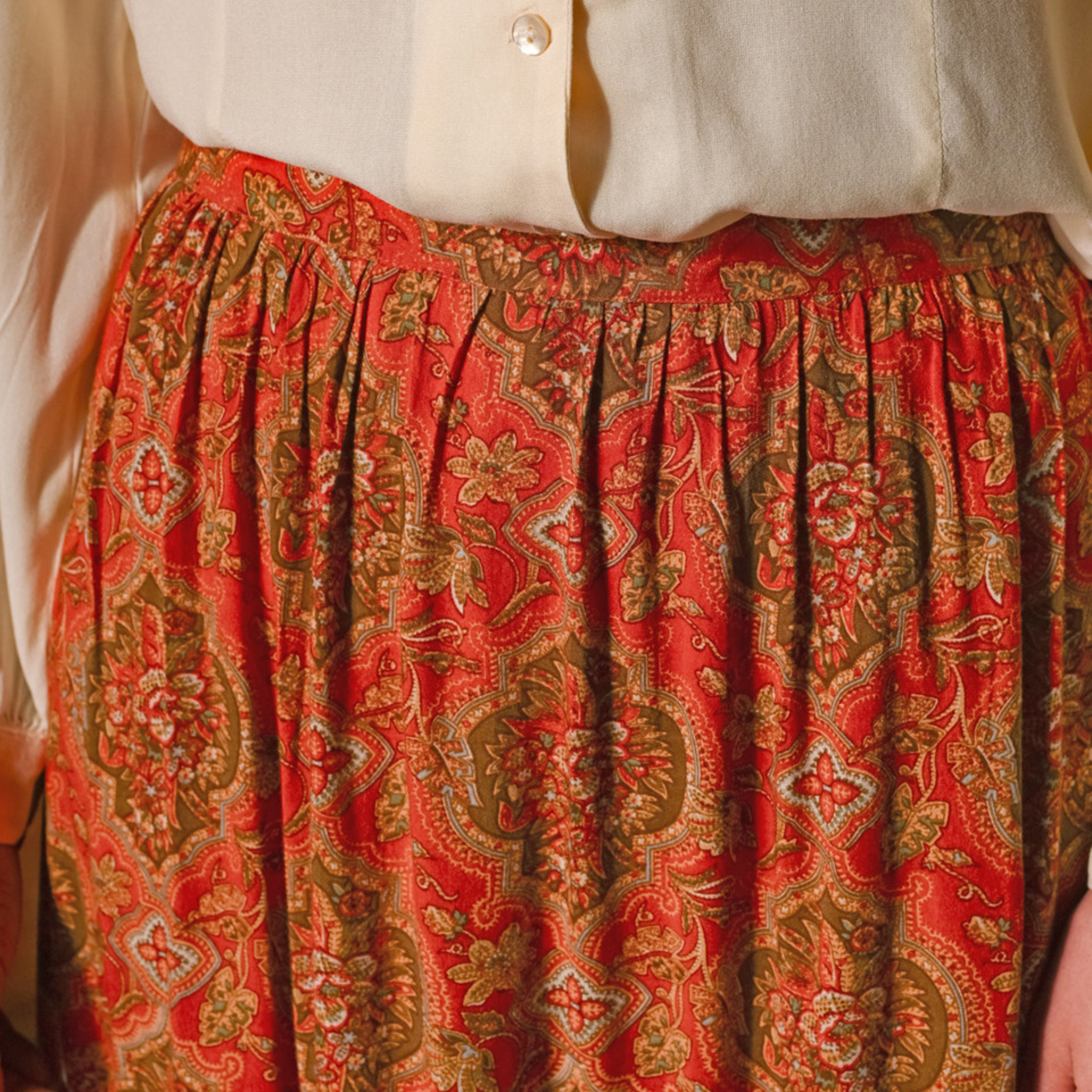 Floral Medallion Skirt