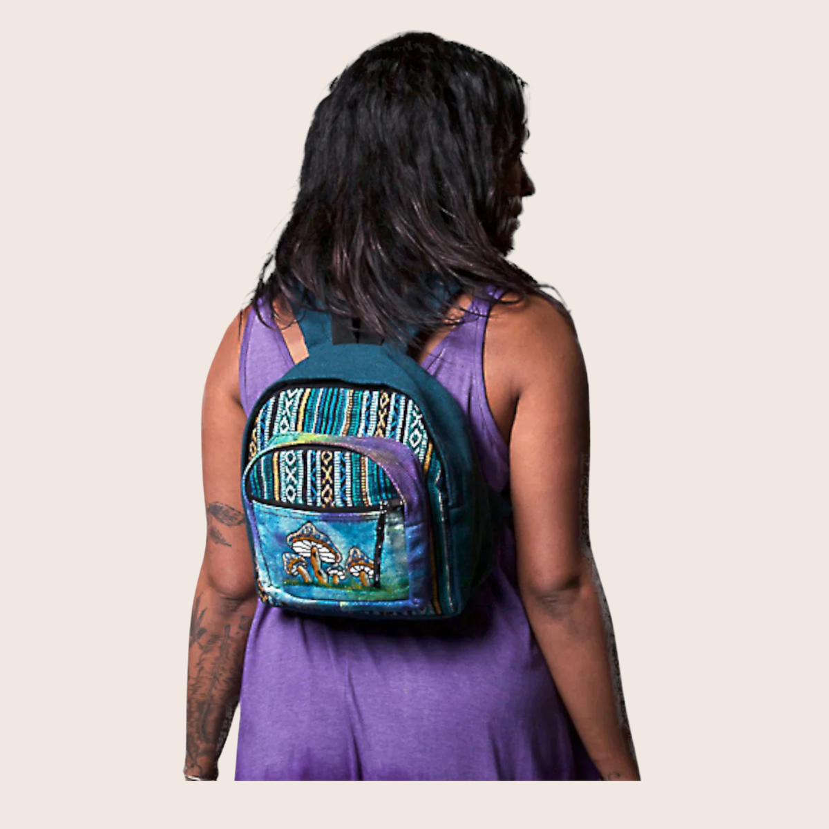 fair trade mini backpack Alice Small Mini Backpack