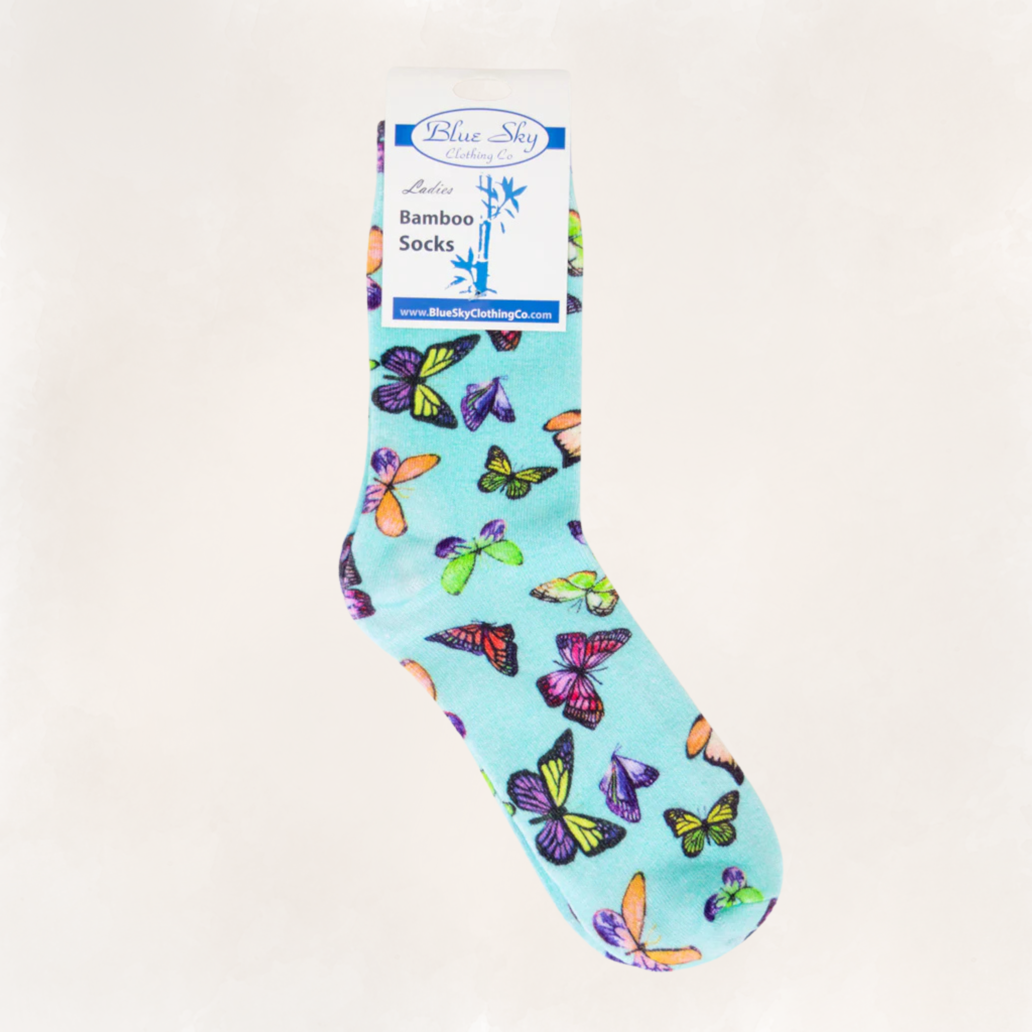 Bamboo Printed Dress Socks