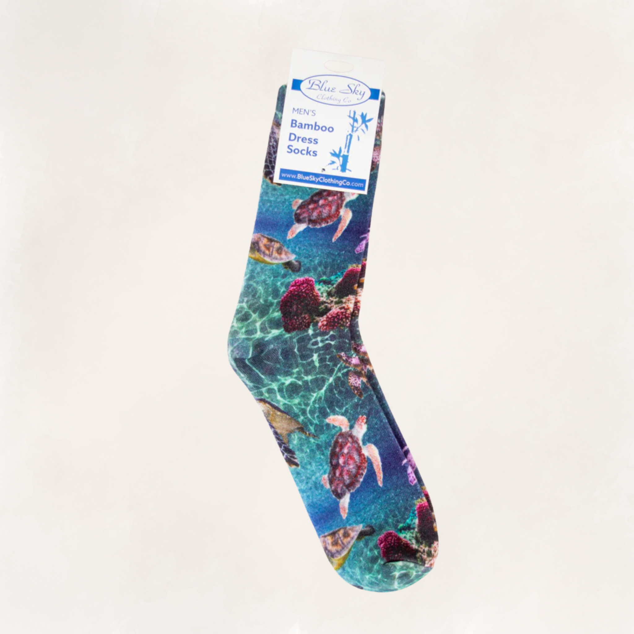 Bamboo Printed Dress Socks