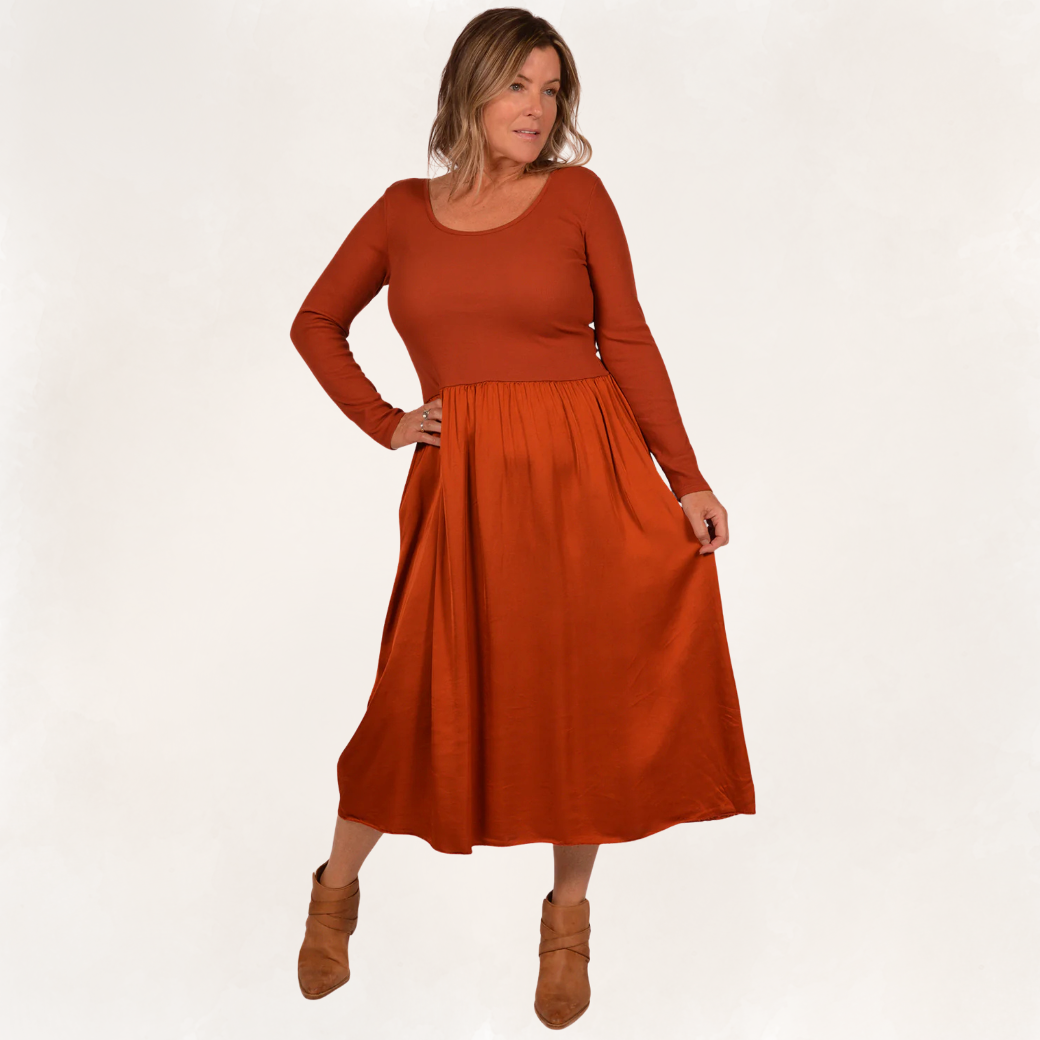Satin Skirt Dress