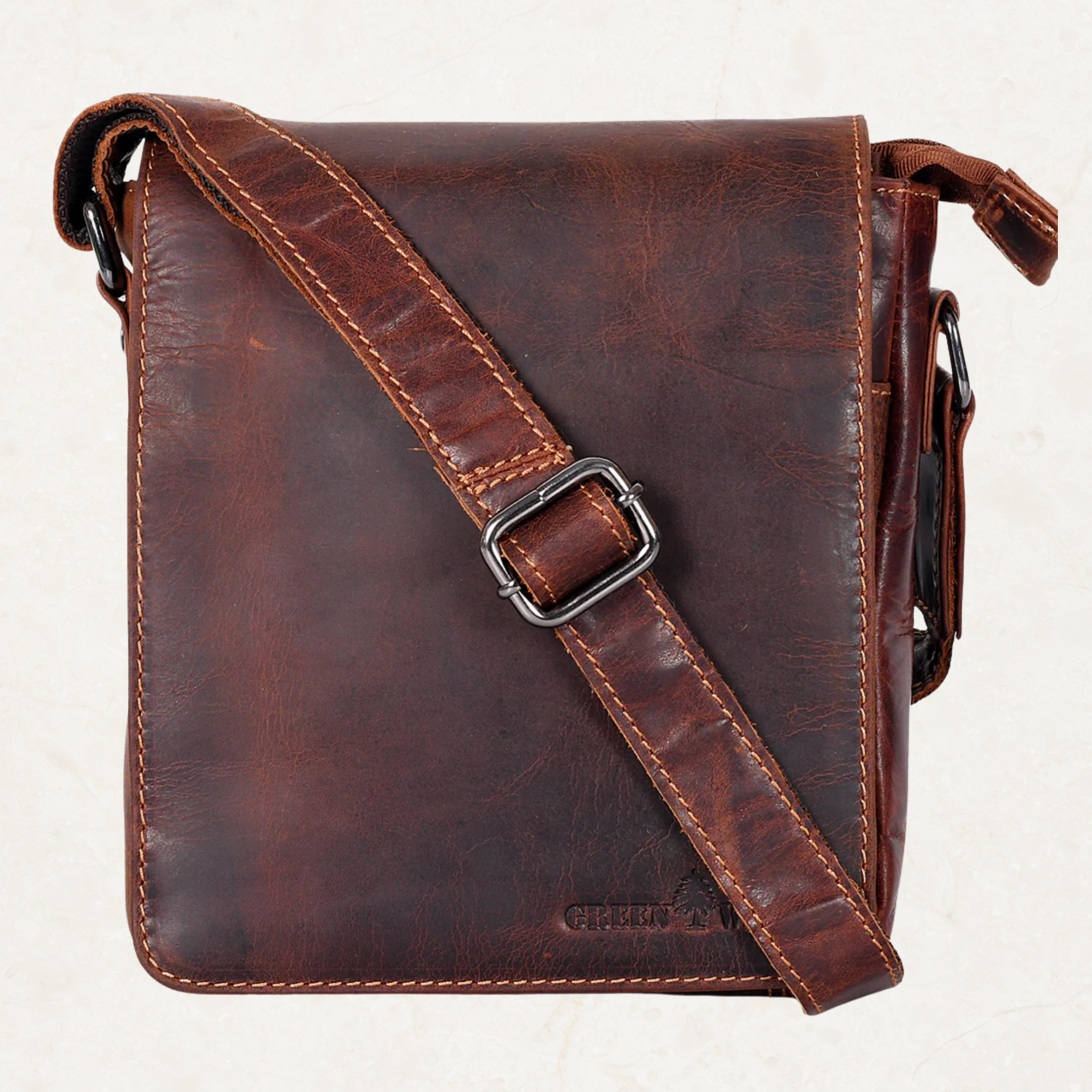 Luna Leather Shoulder Bag