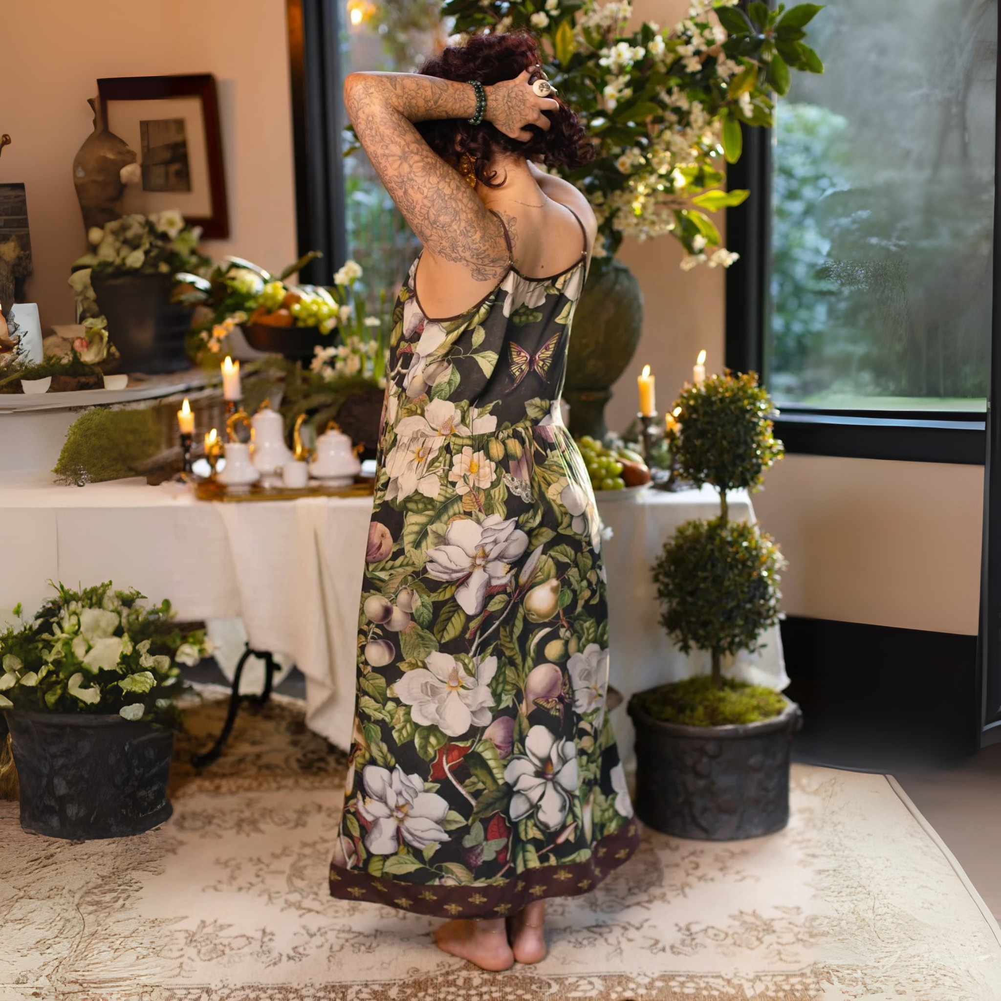 Fleur de Lune Boheme Slip Dress