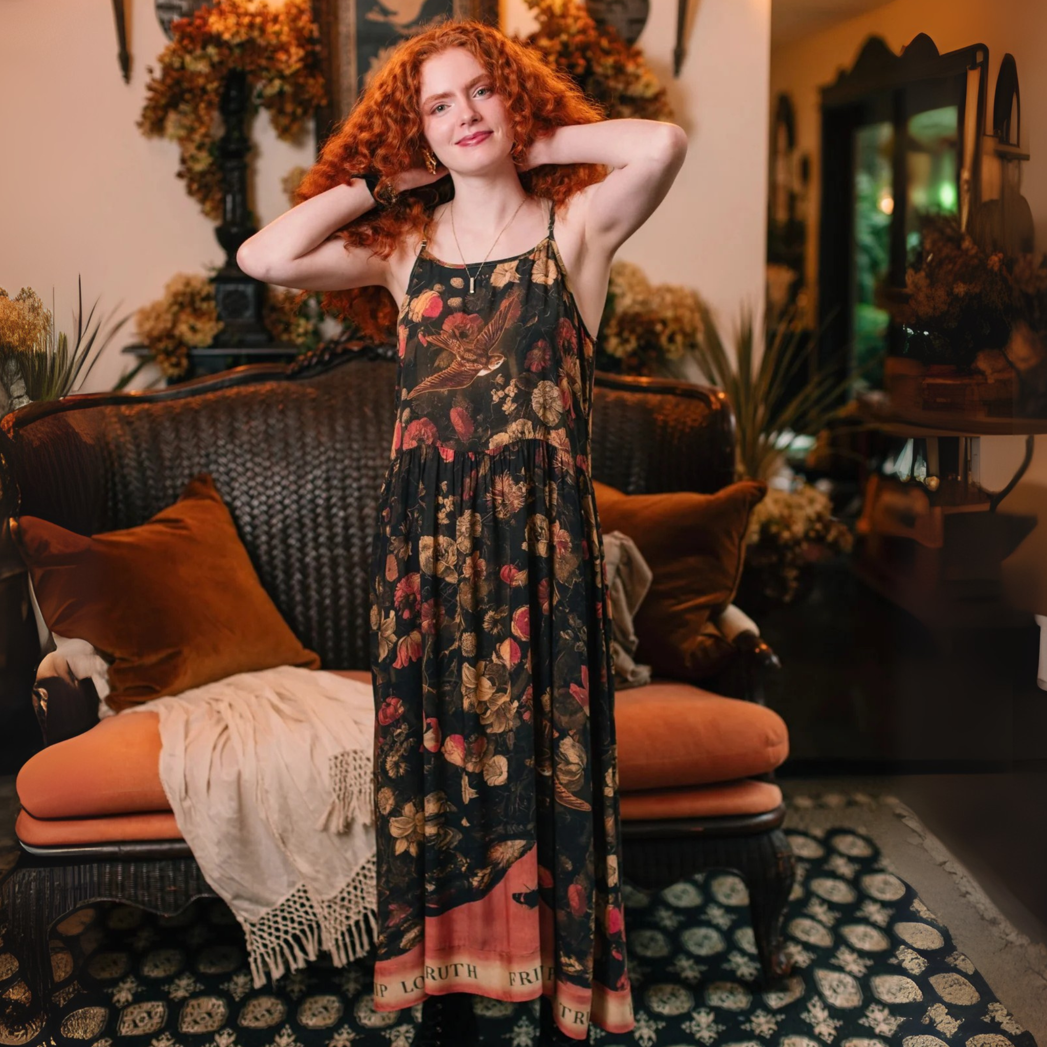 Heart of Gold Boheme Slip Dress