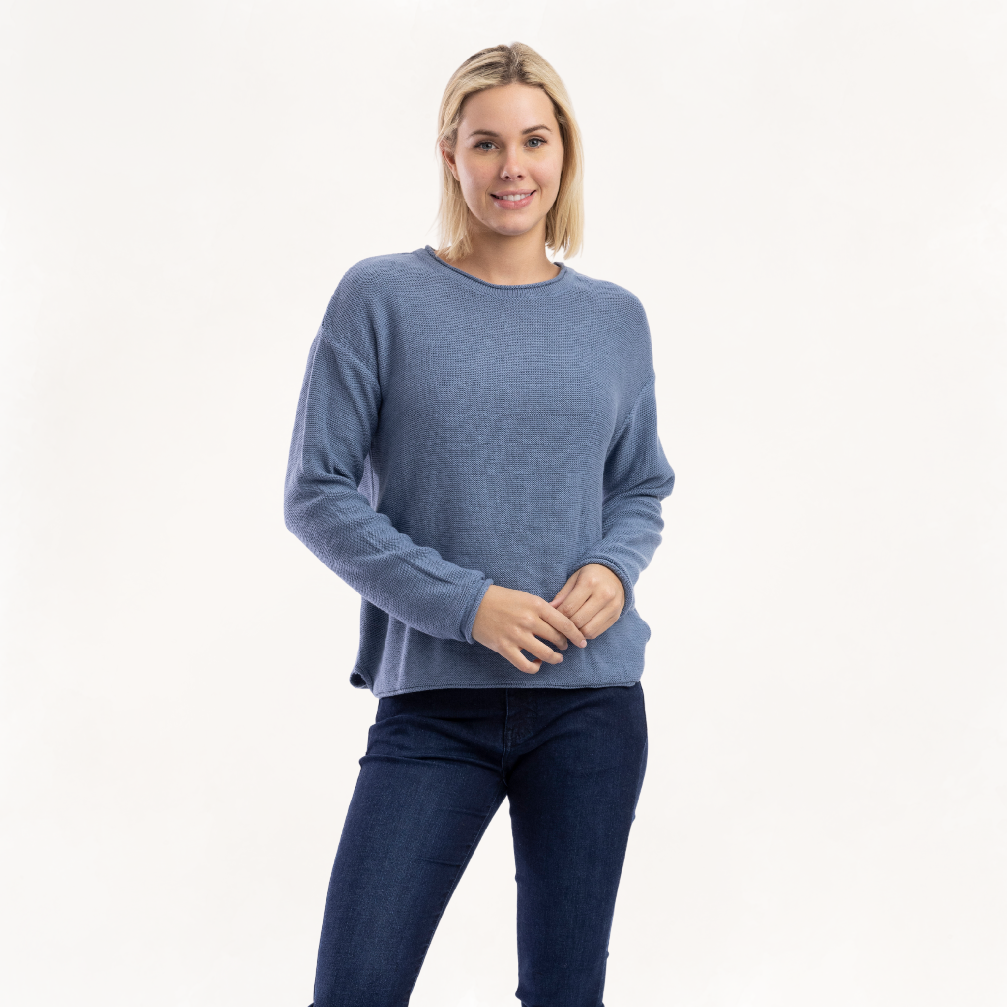Organic Cotton Roll Neck Sweater