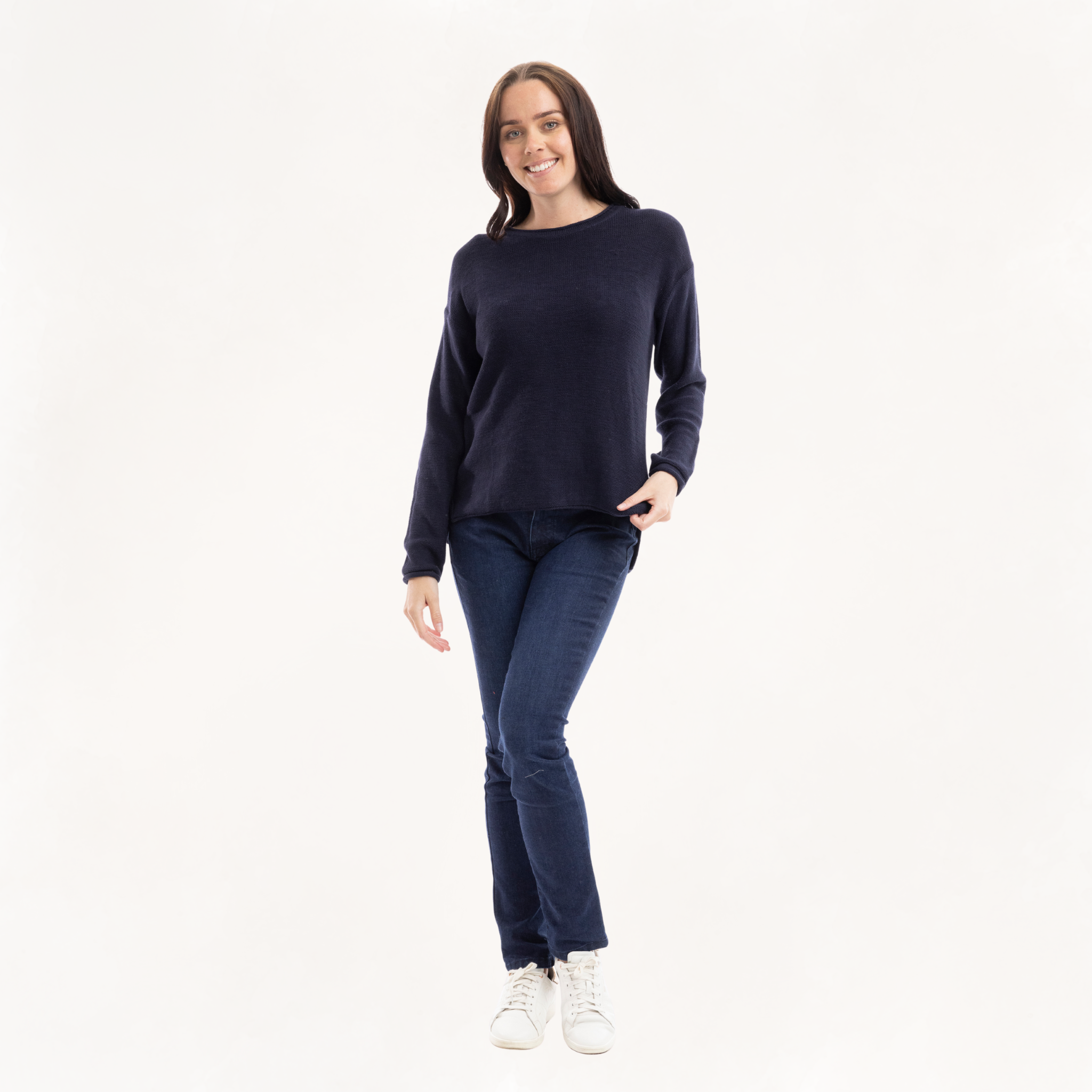 Organic Cotton Roll Neck Sweater