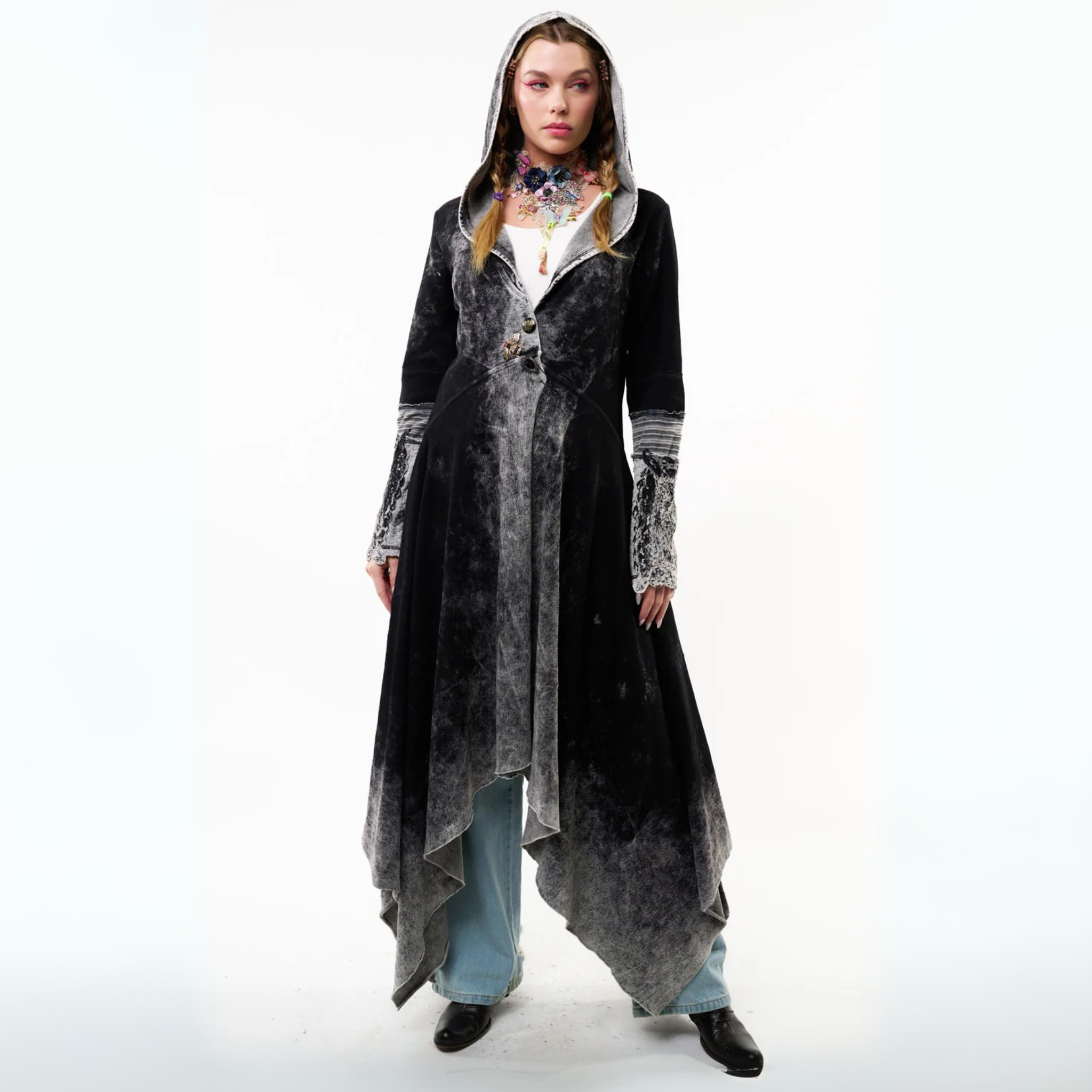 Forest Goddess French Terry Coat