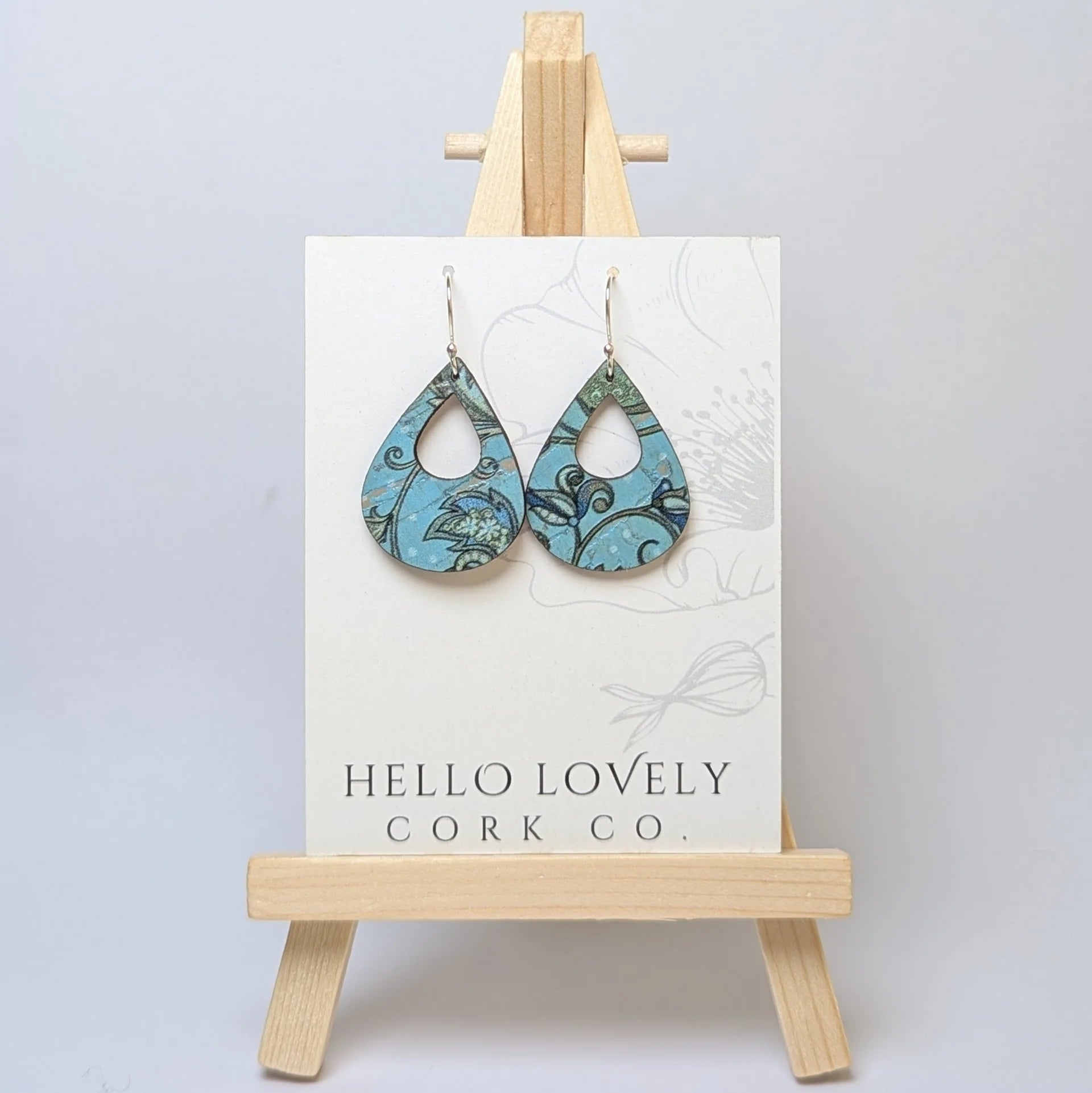 Cork Earrings - Small Teardrop