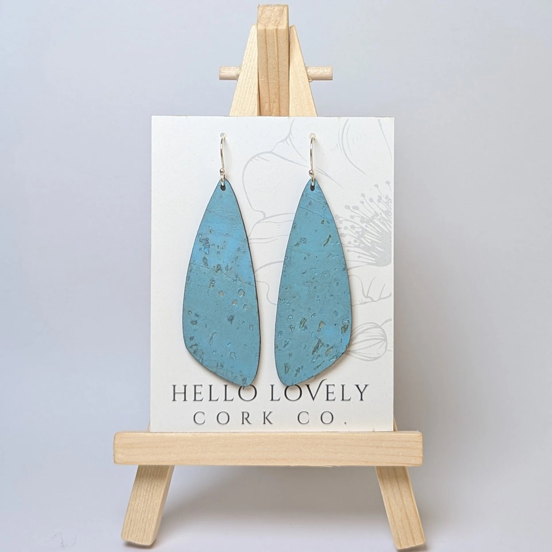 Cork Earrings - Small Wing