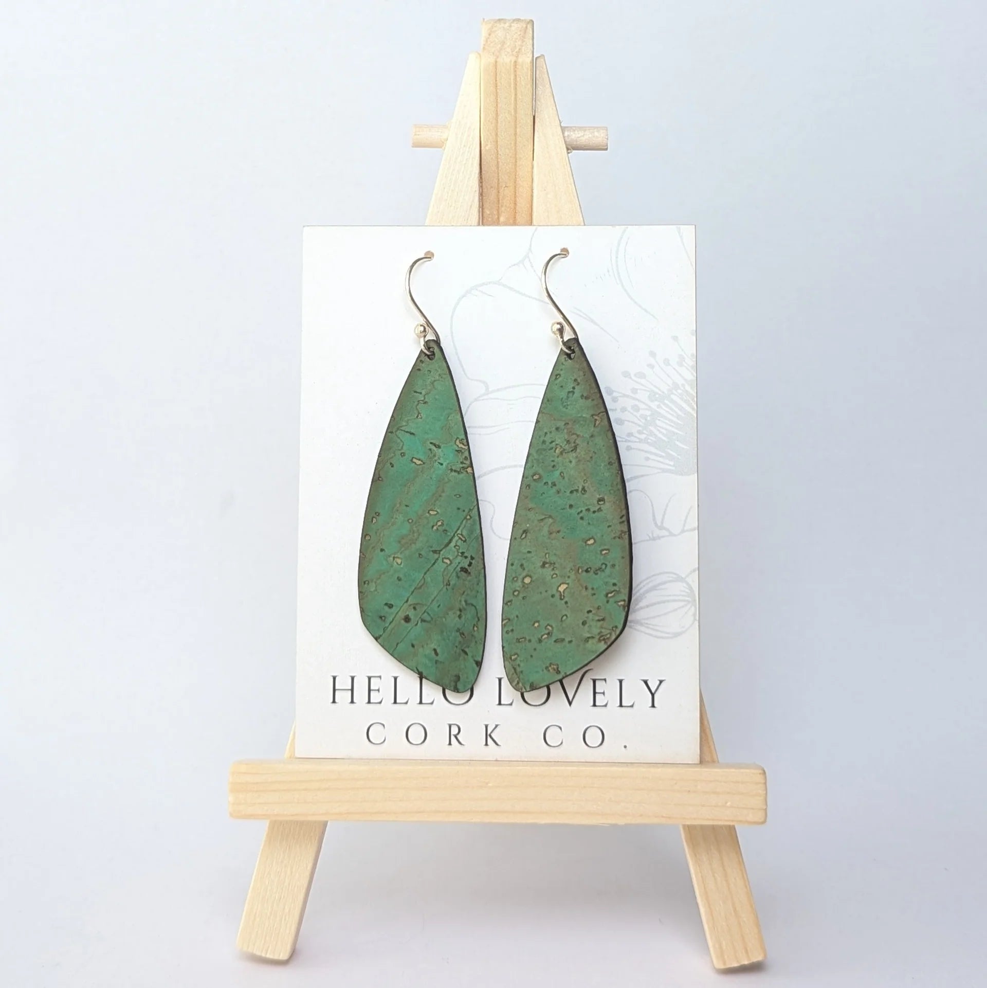 Cork Earrings - Small Wing