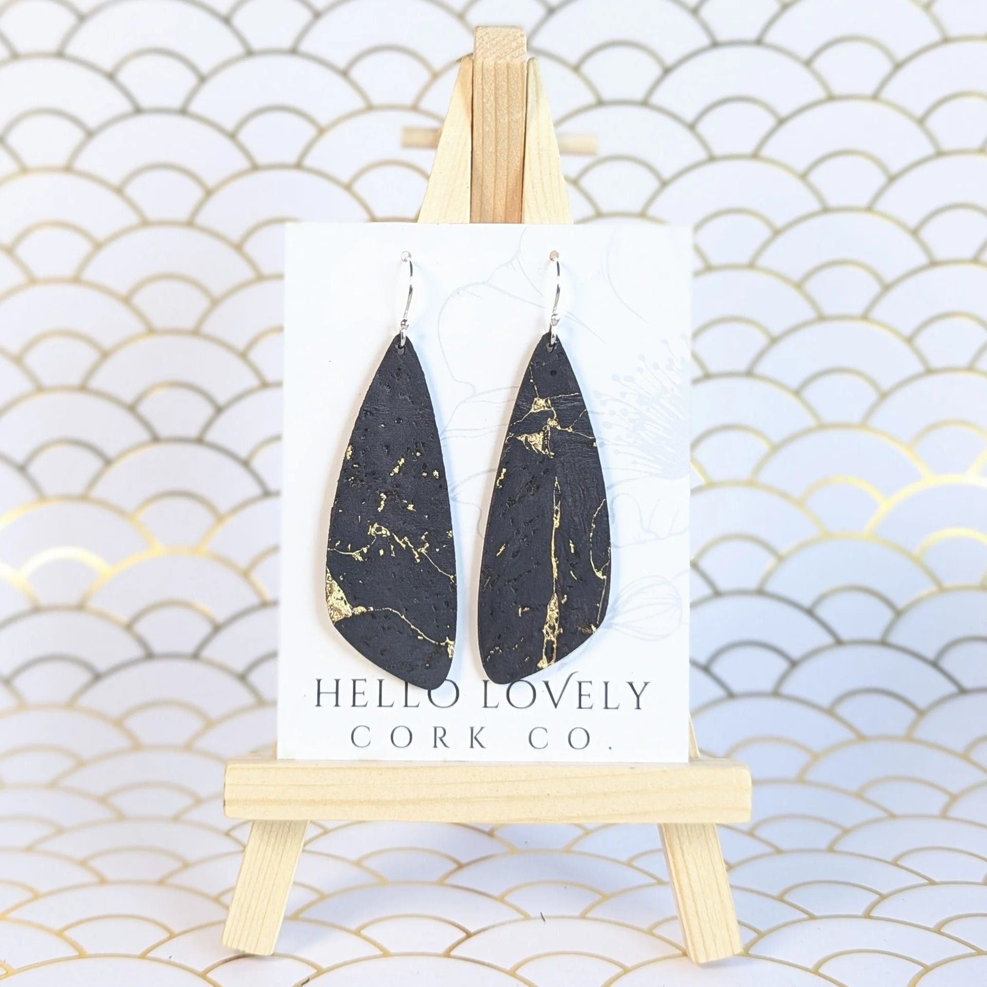 Cork Earrings - Small Wing