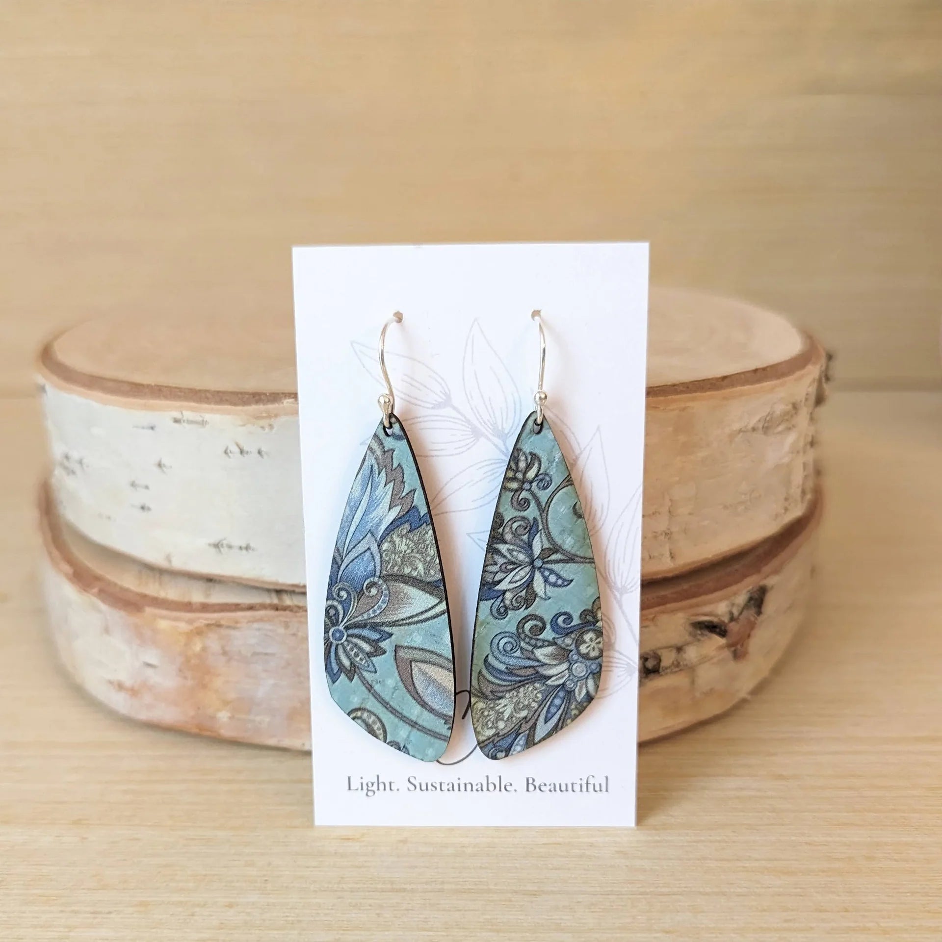 Cork Earrings - Small Wing