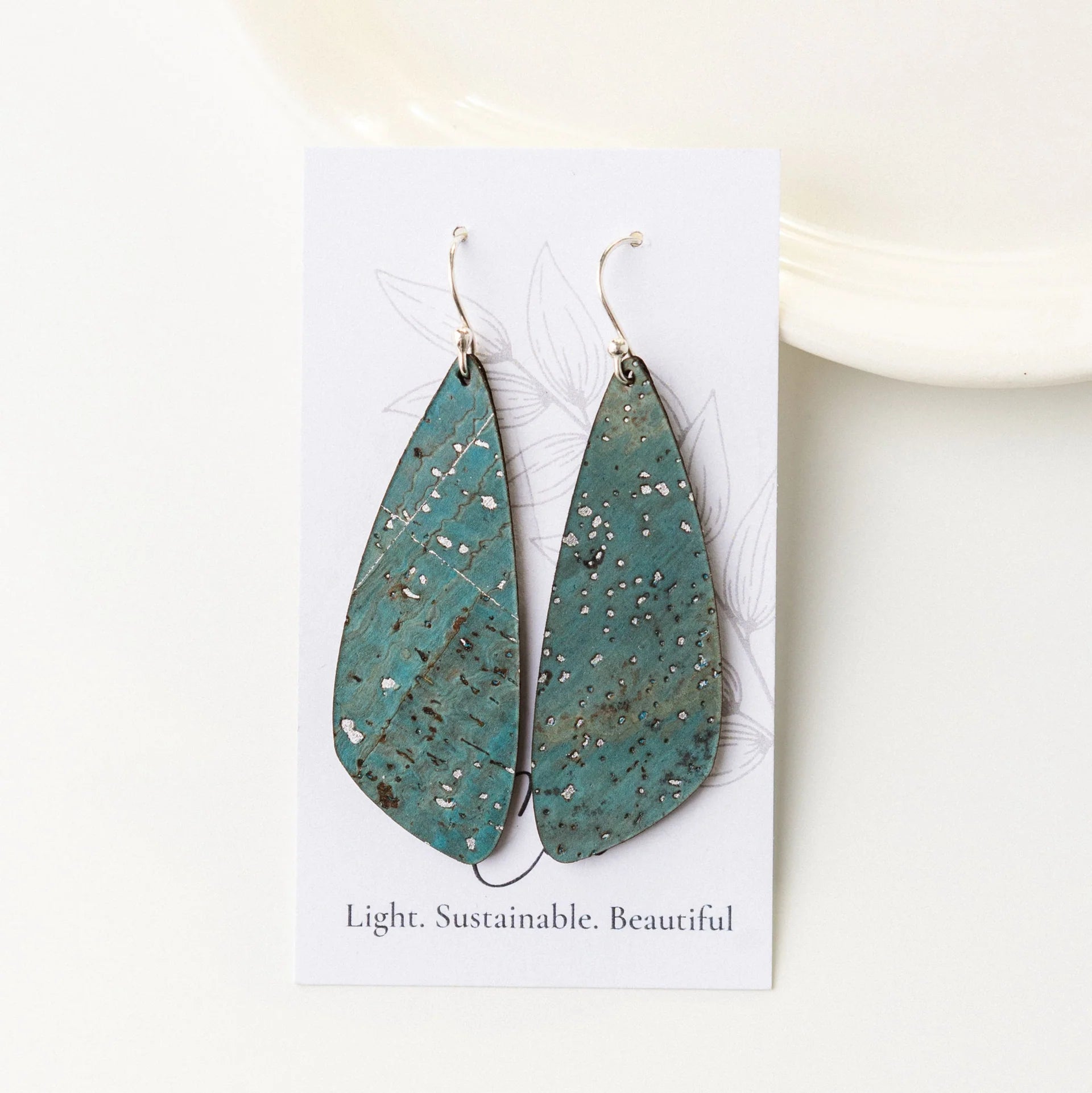 Cork Earrings - Small Wing
