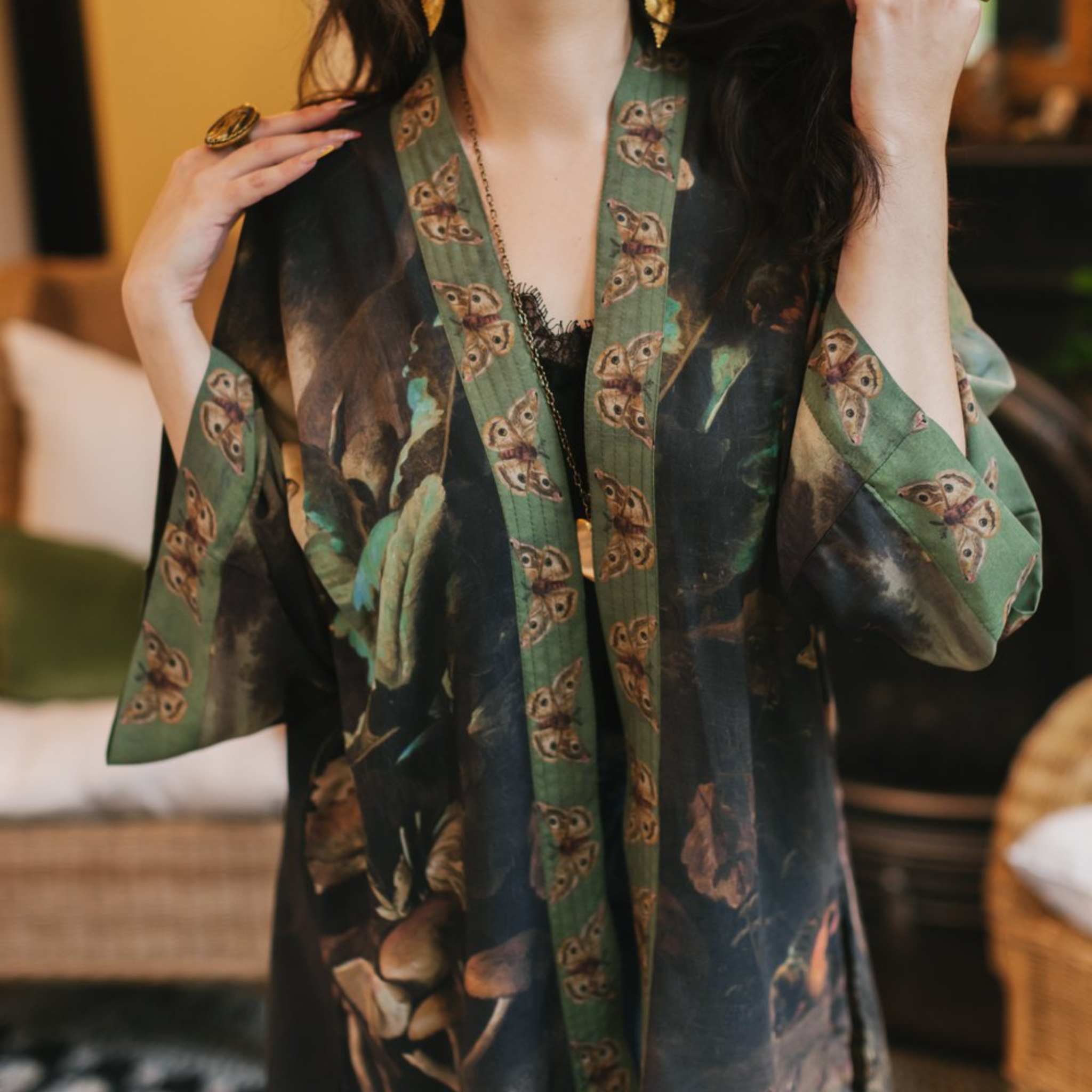 Heartwork Belted Matinee Jacket