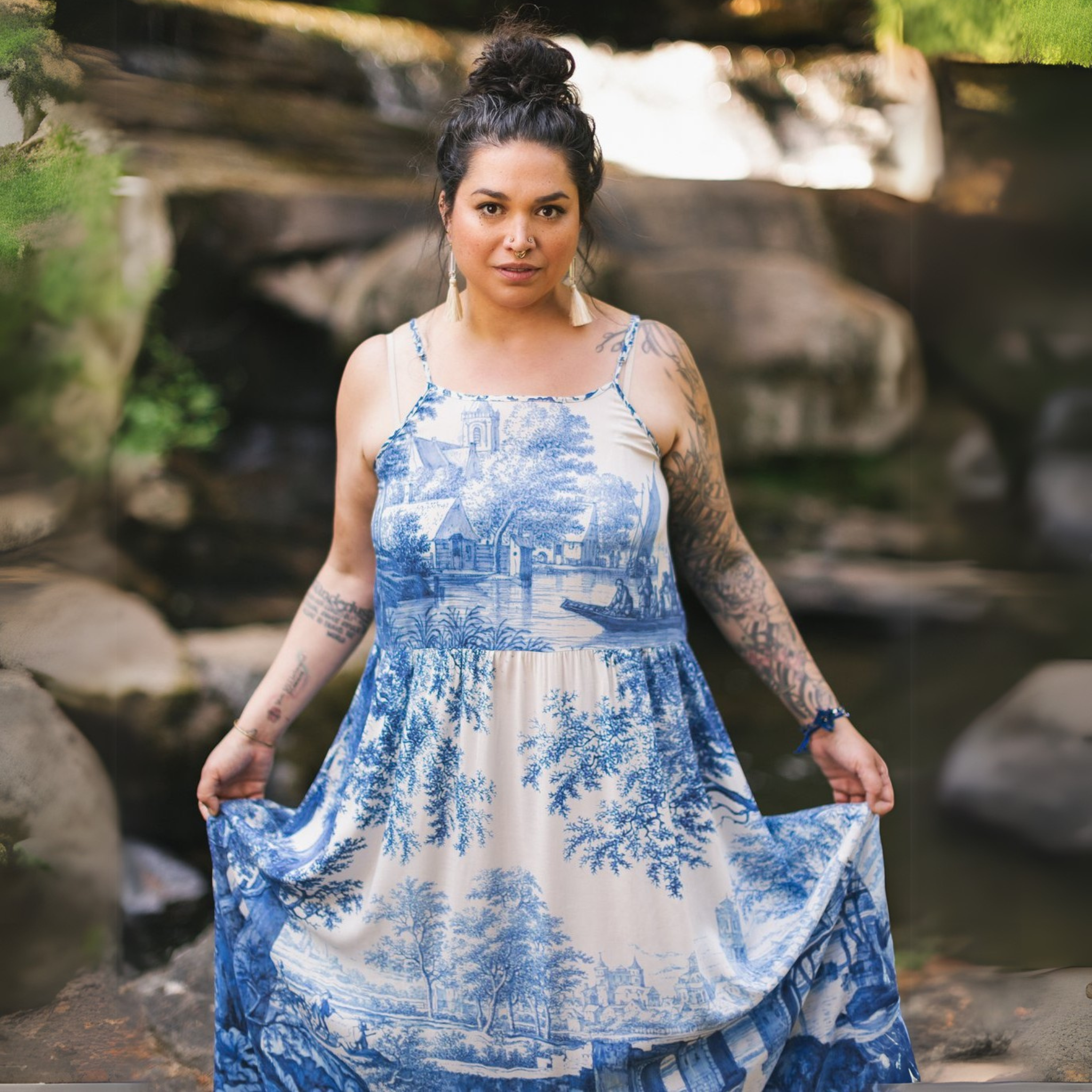 Let the Light In Boheme Slip Dress