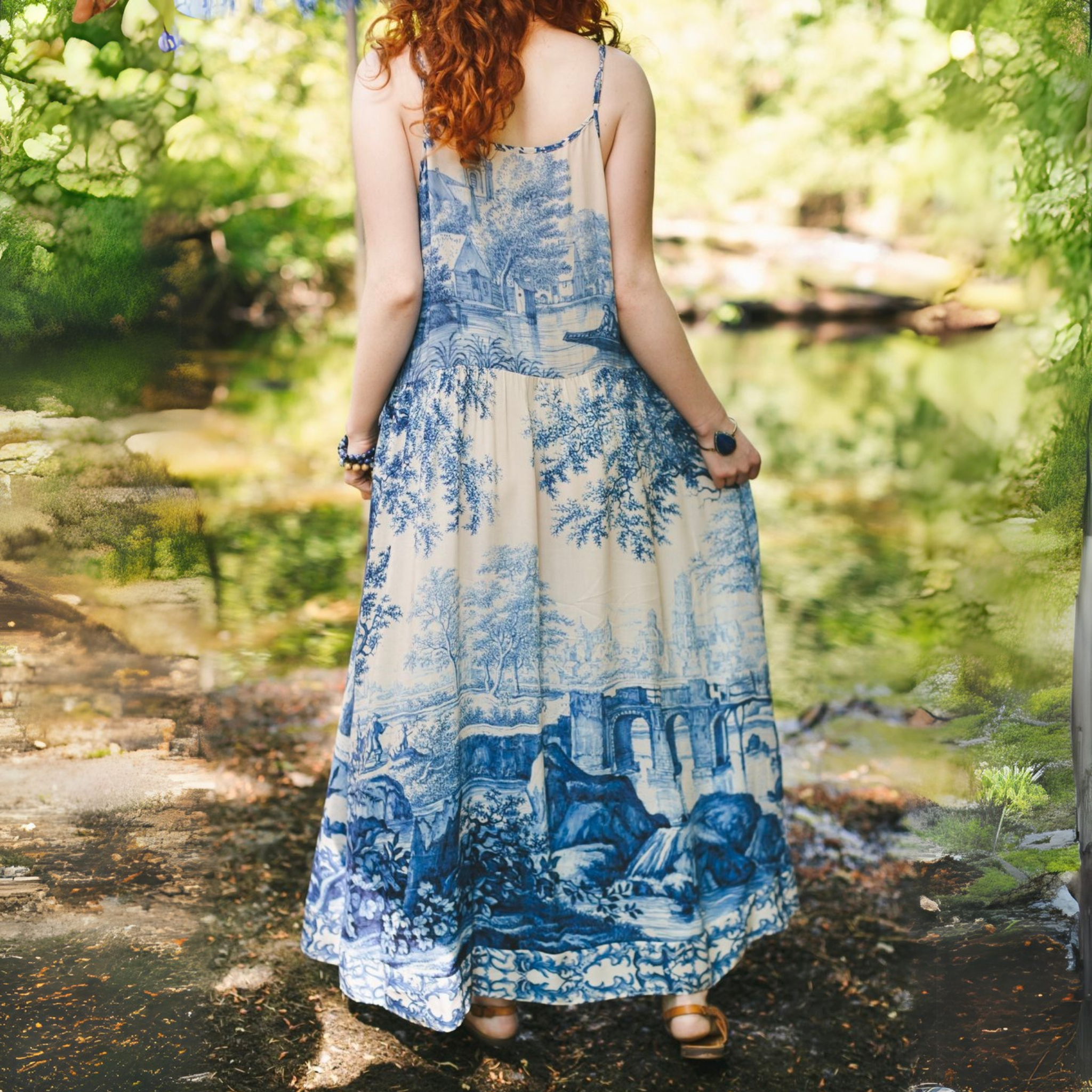 Let the Light In Boheme Slip Dress