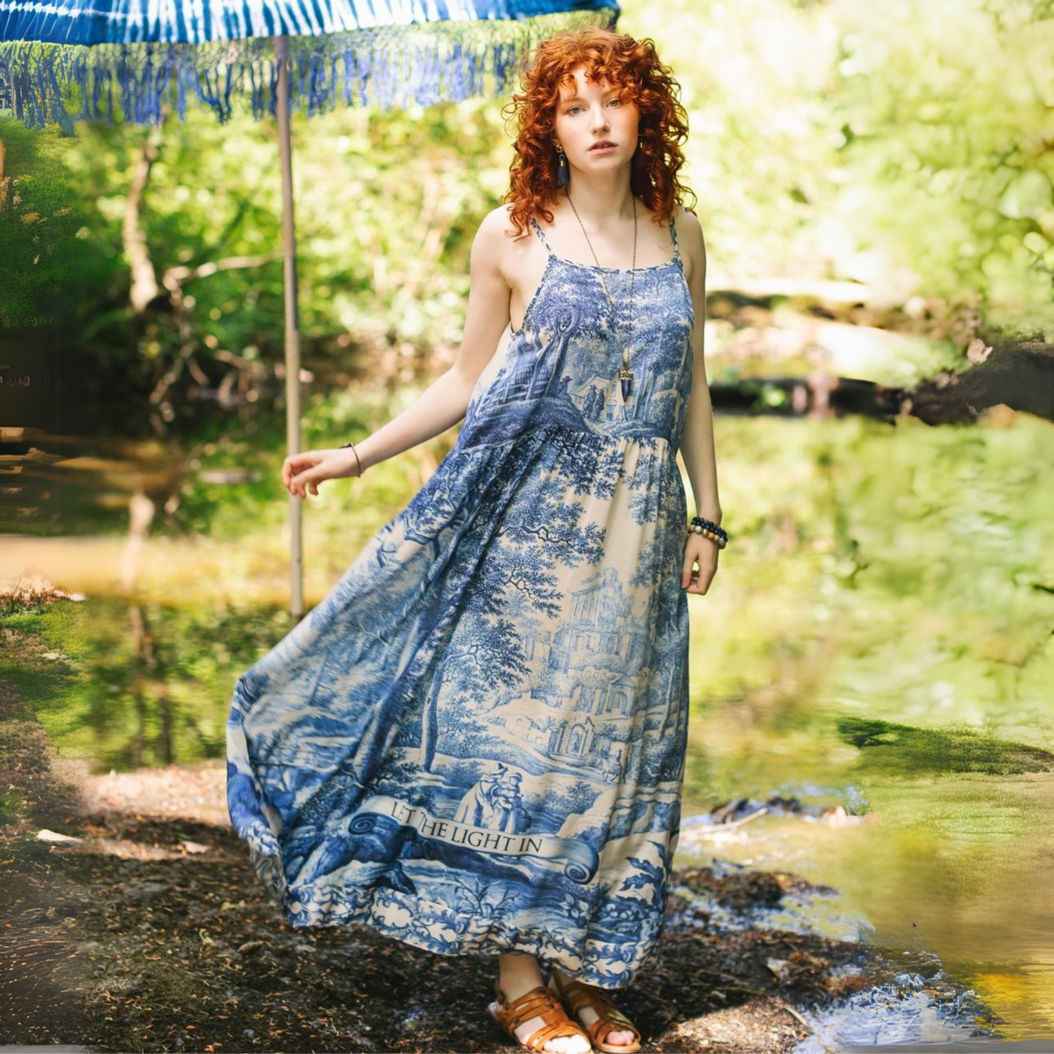 Let the Light In Boheme Slip Dress