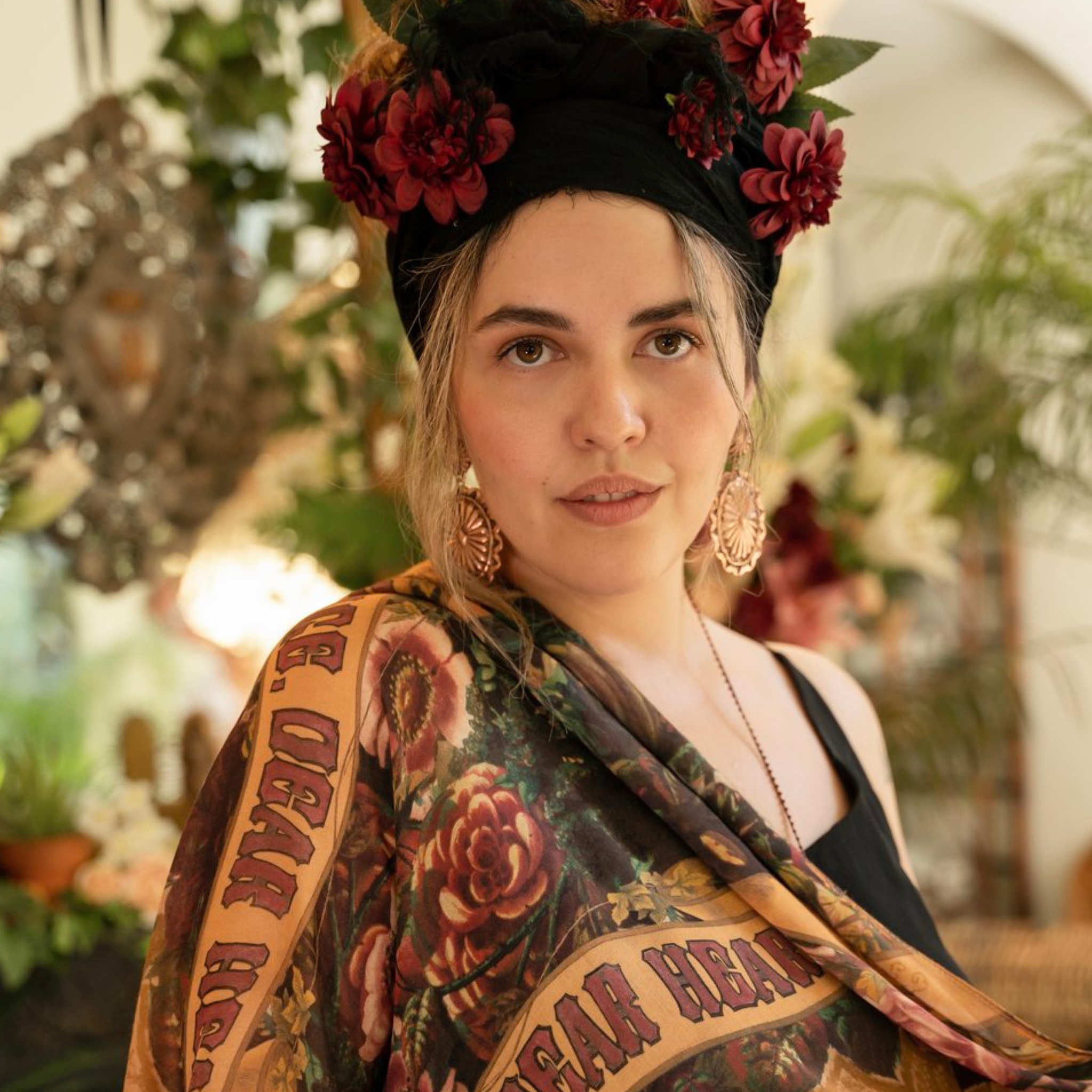 Courage, Dear Heart Bohemian Scarf
