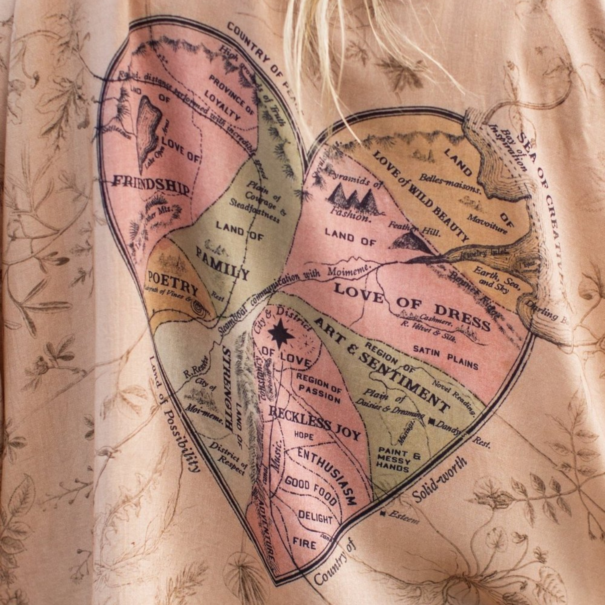 Map of My Heart Cropped Pixie Duster