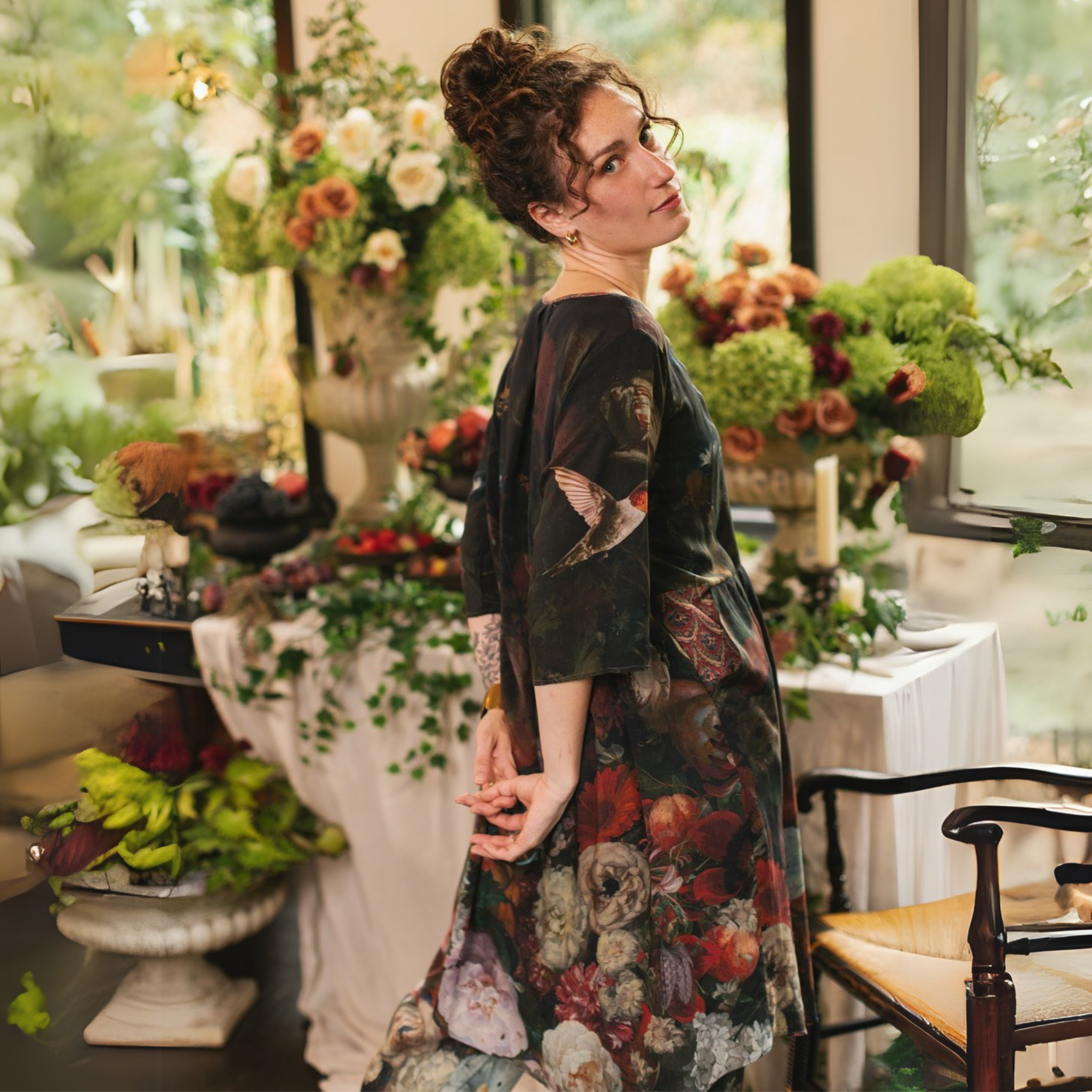 Flight of Fancy Artist Dress