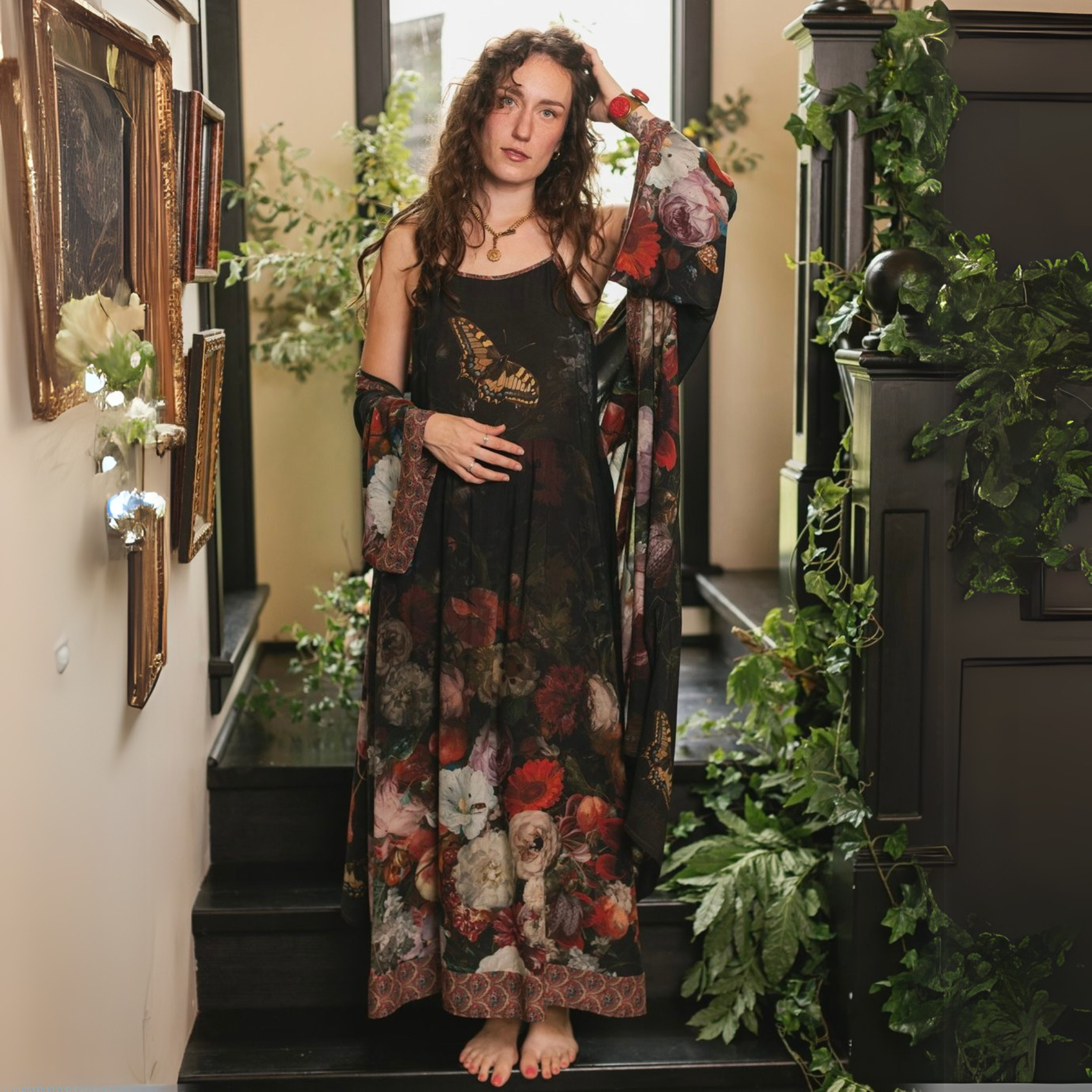 Flight of Fancy Boheme Slip Dress