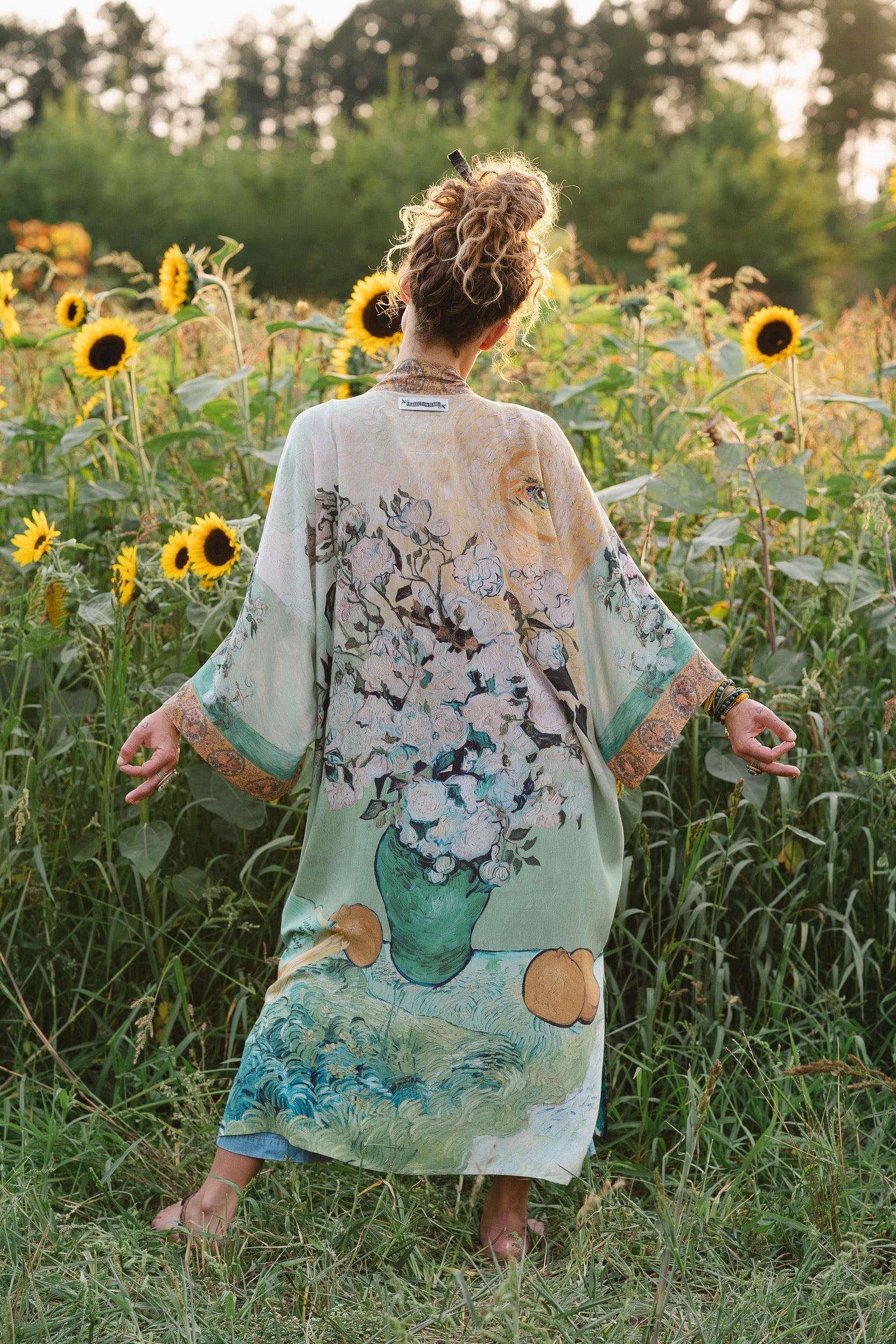 I Paint My Dream Opera Duster Kimono
