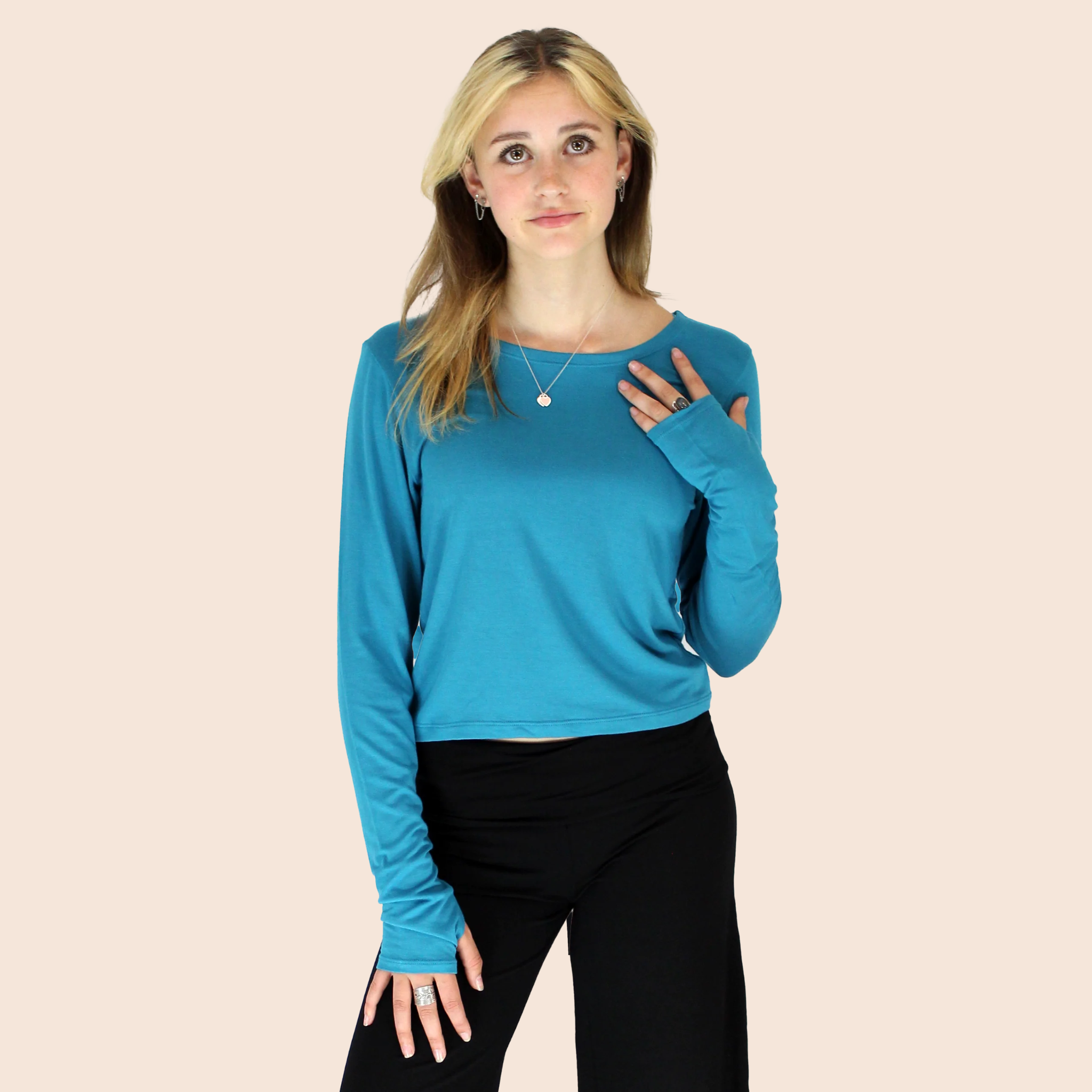 Cool Down Thumbhole Top