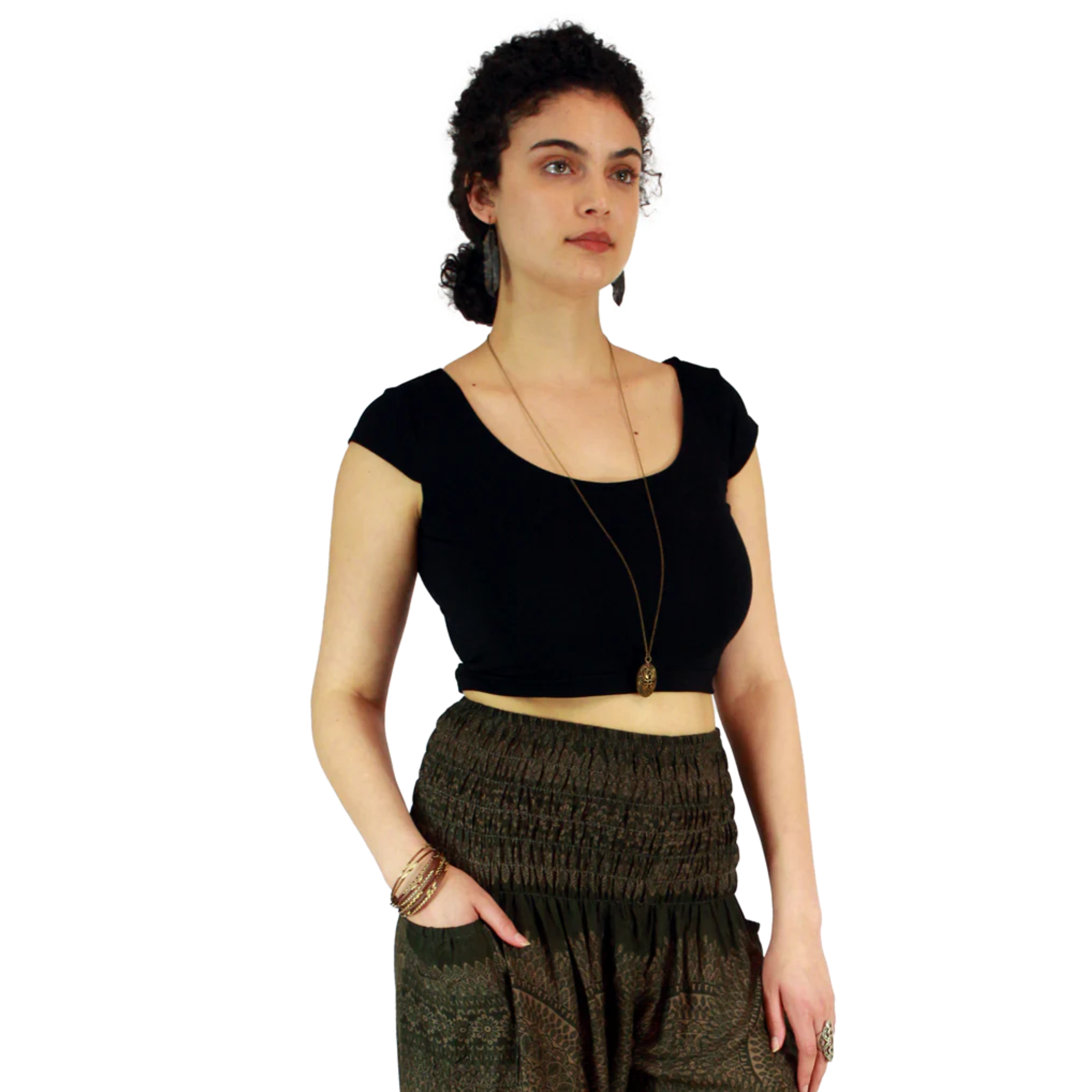 Short Sleeve Crop Top