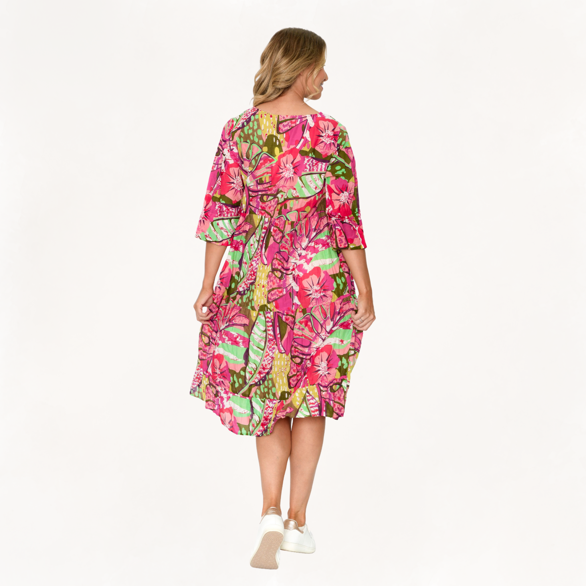 Rebecca Tie Neck Dress
