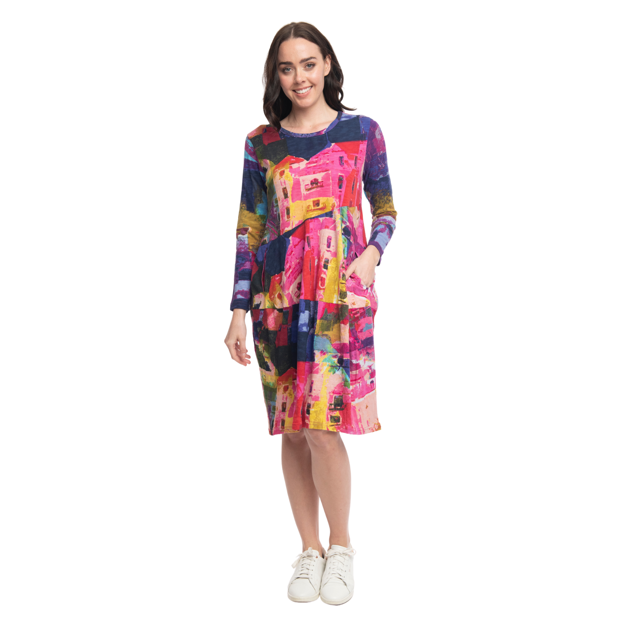 Organic Cotton Long Sleeve Bubble Dress