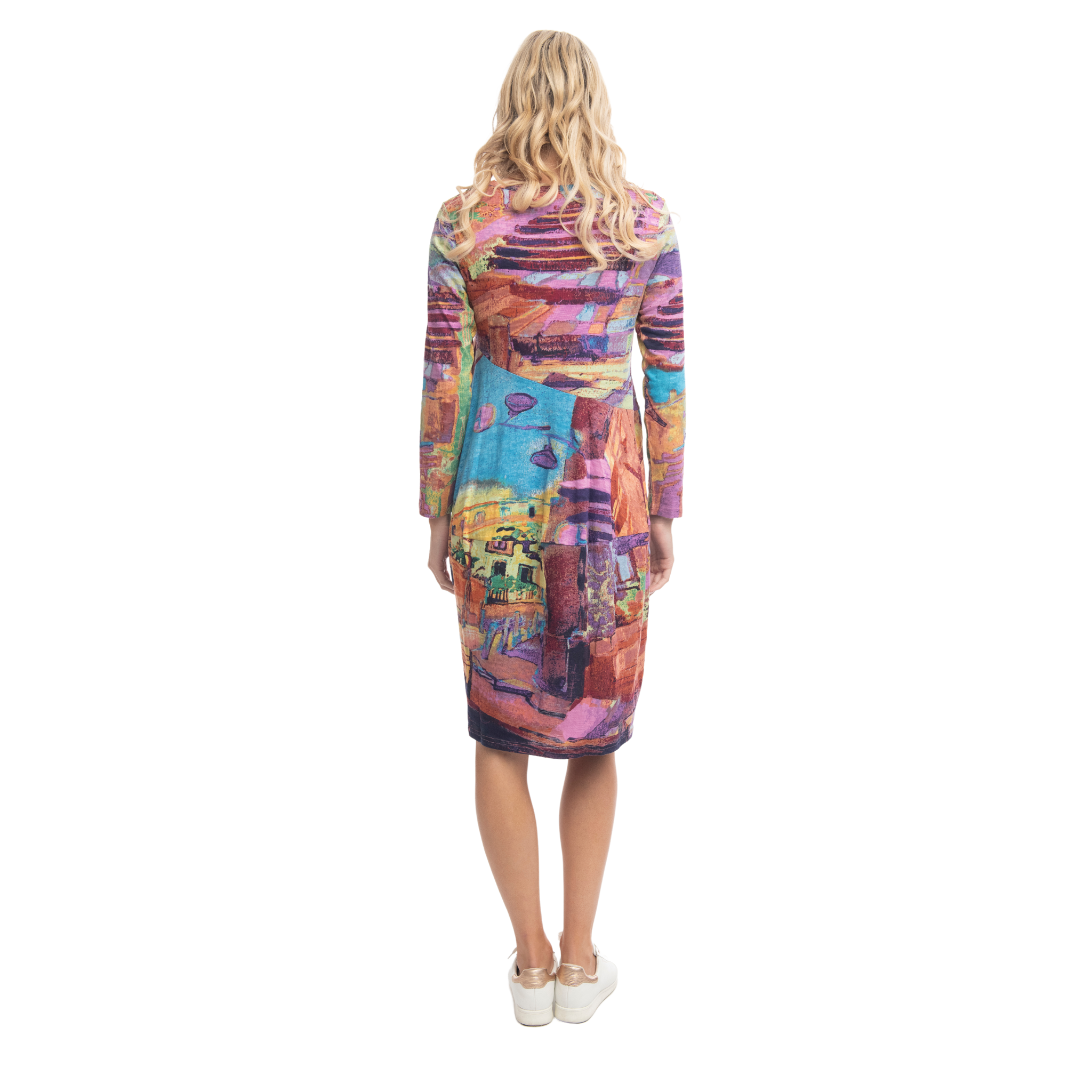 Organic Cotton Long Sleeve Bubble Dress