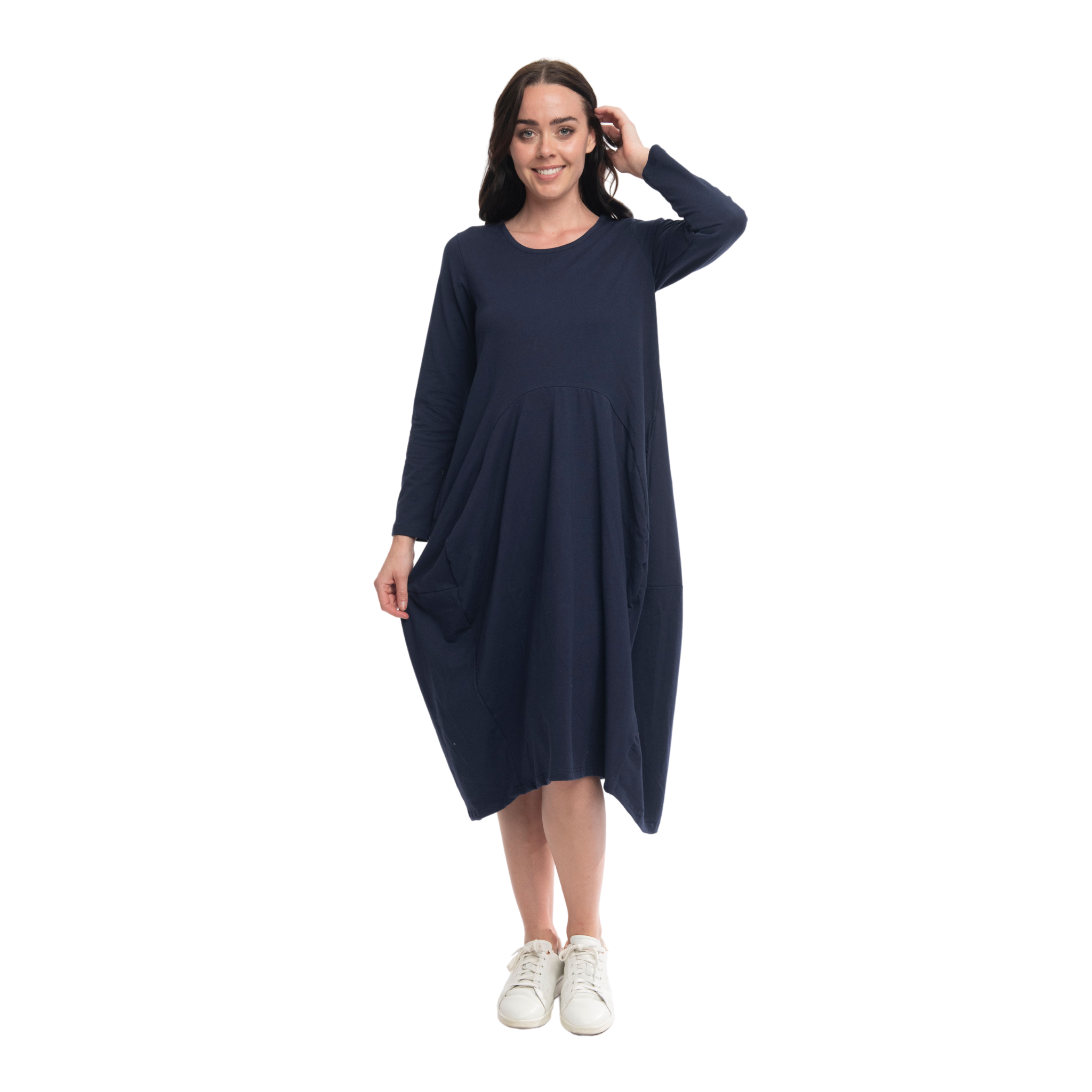 Solid Color Bubble Dress
