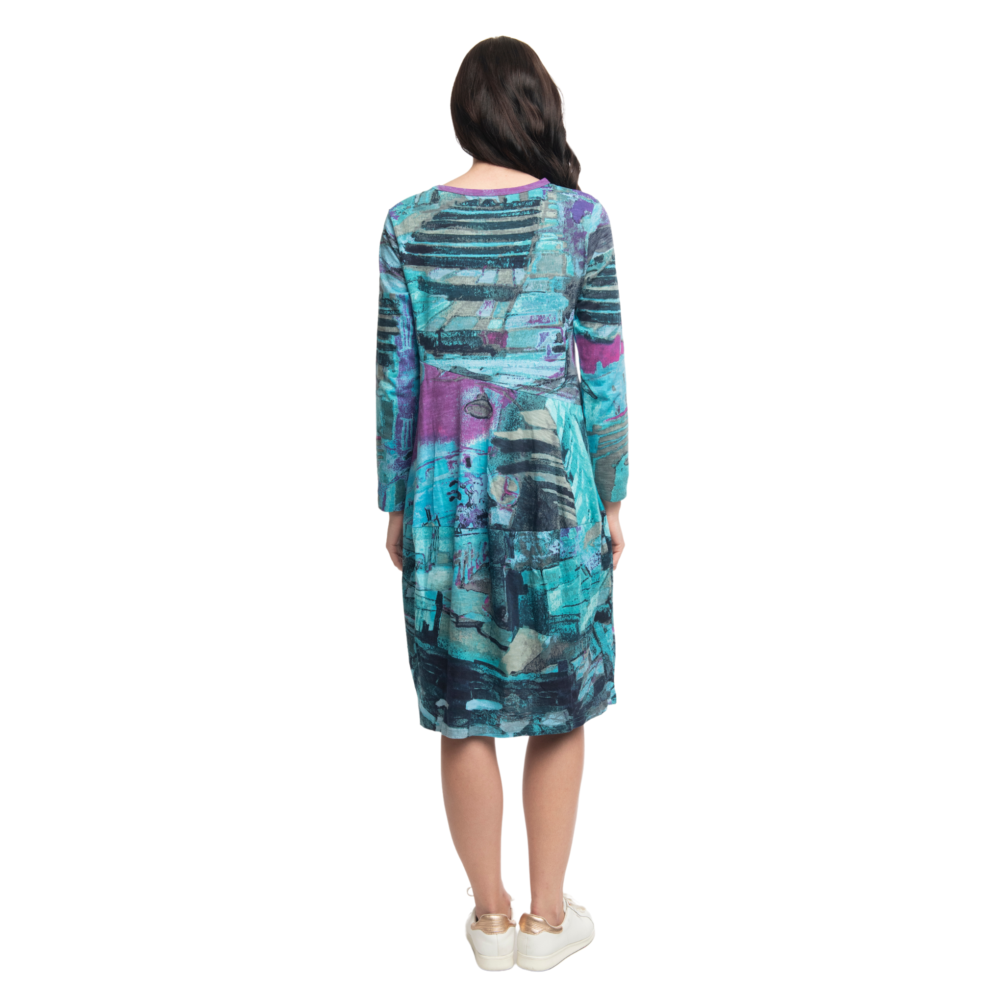 Organic Cotton Long Sleeve Bubble Dress