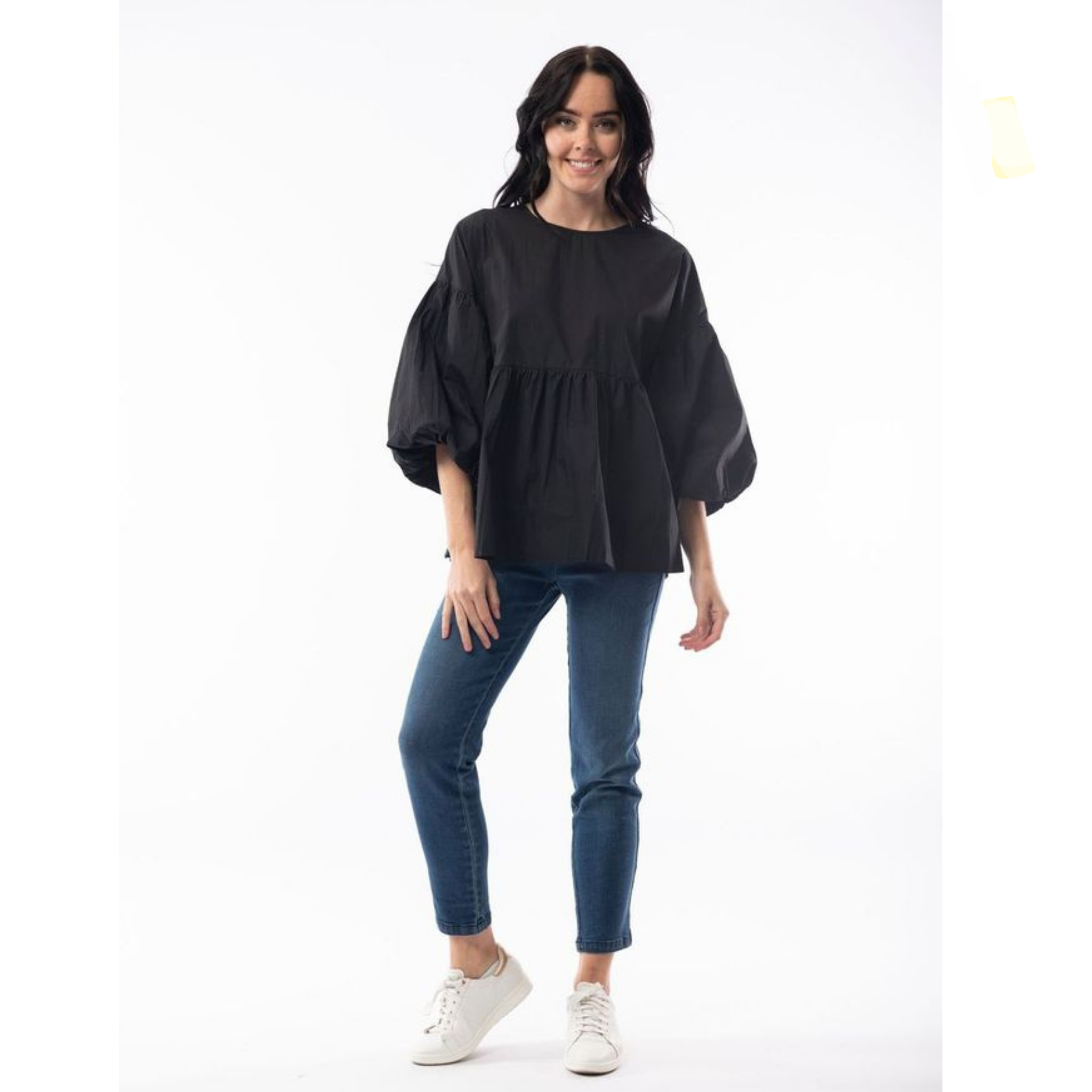 Bubble Sleeve Top
