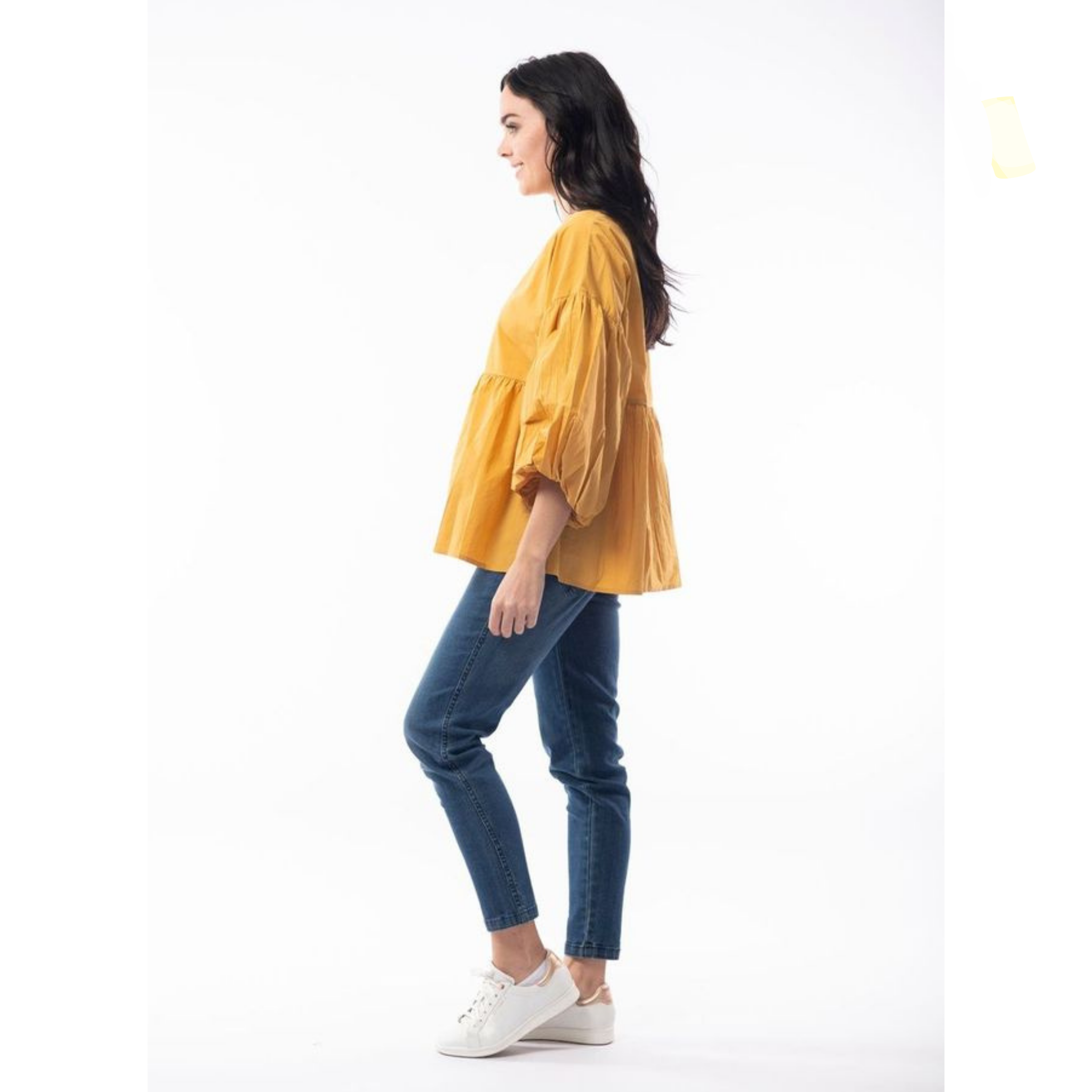 Bubble Sleeve Top