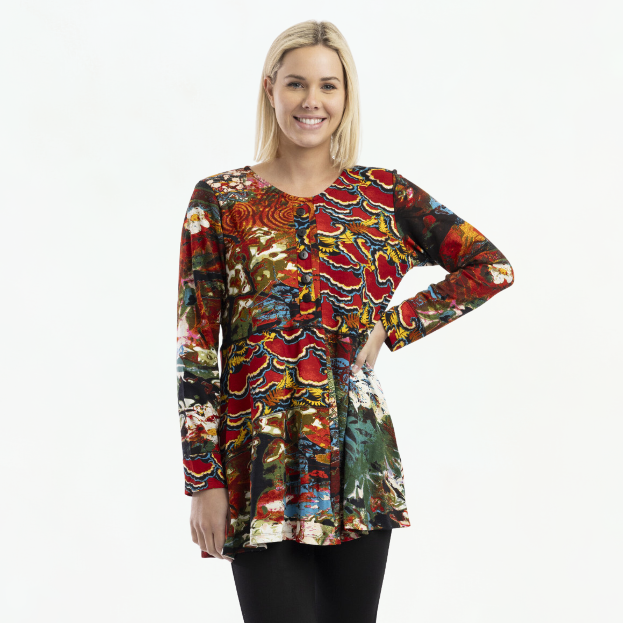 Printed Patch Tunic