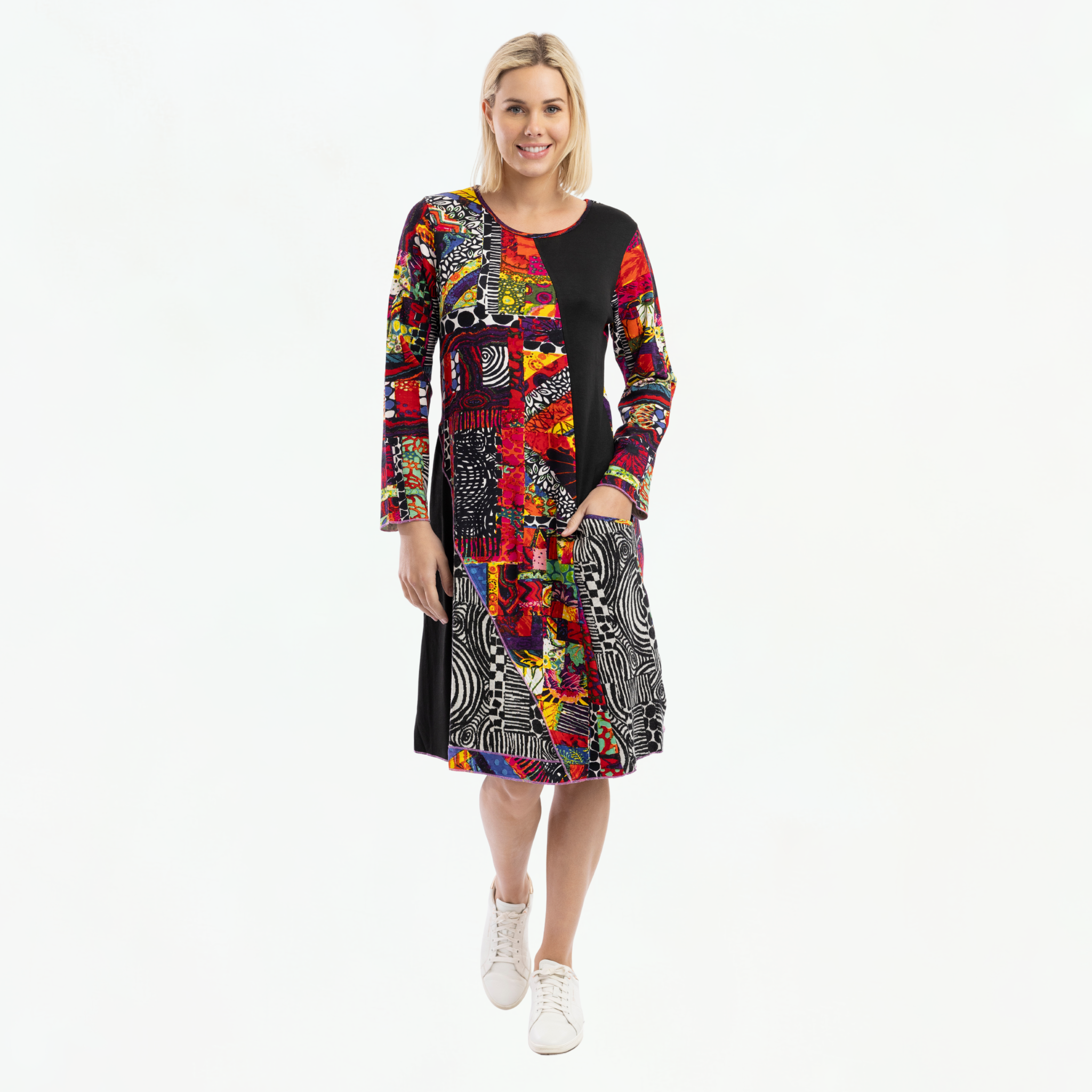 Runaway Train Patch Dress