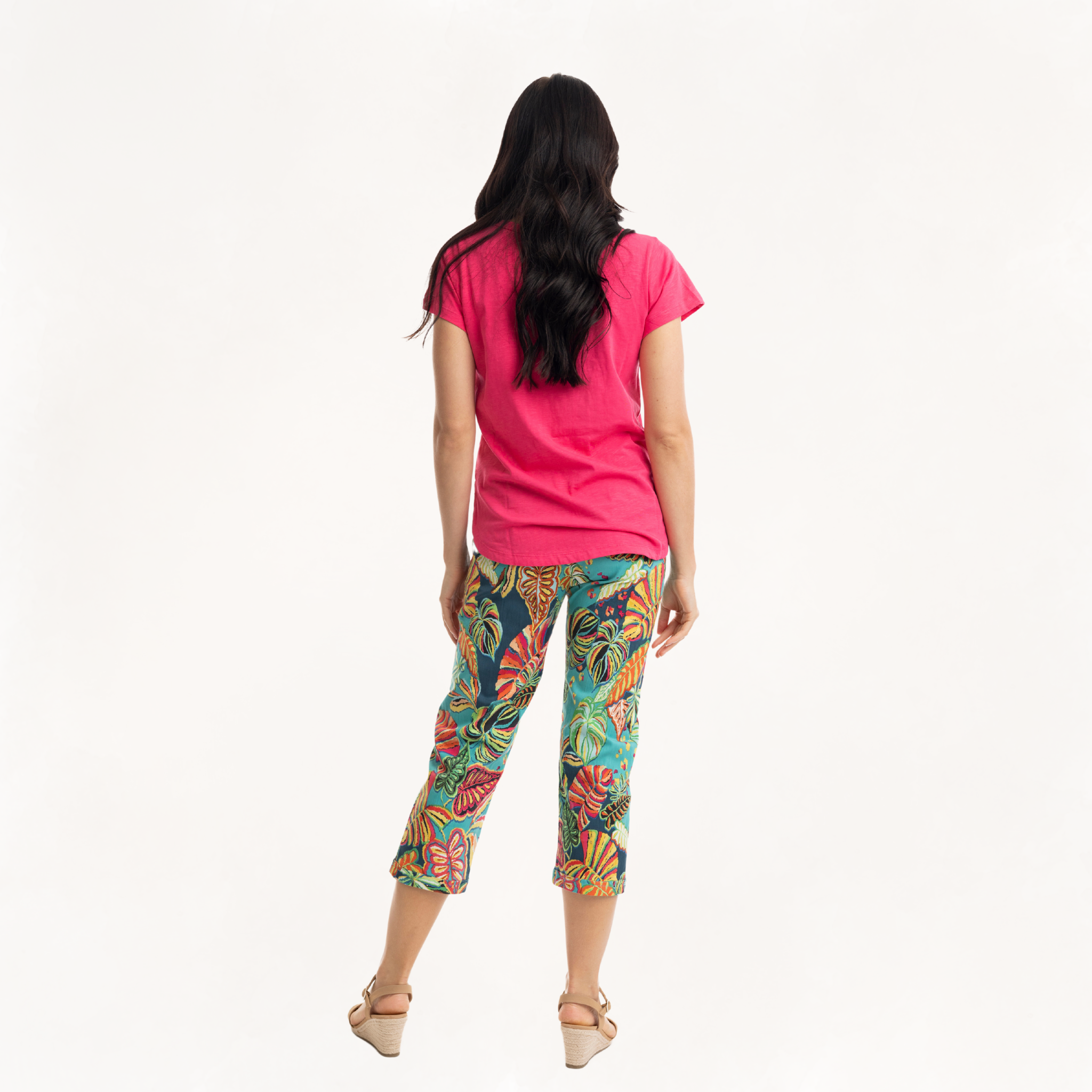 Printed Capri Pant