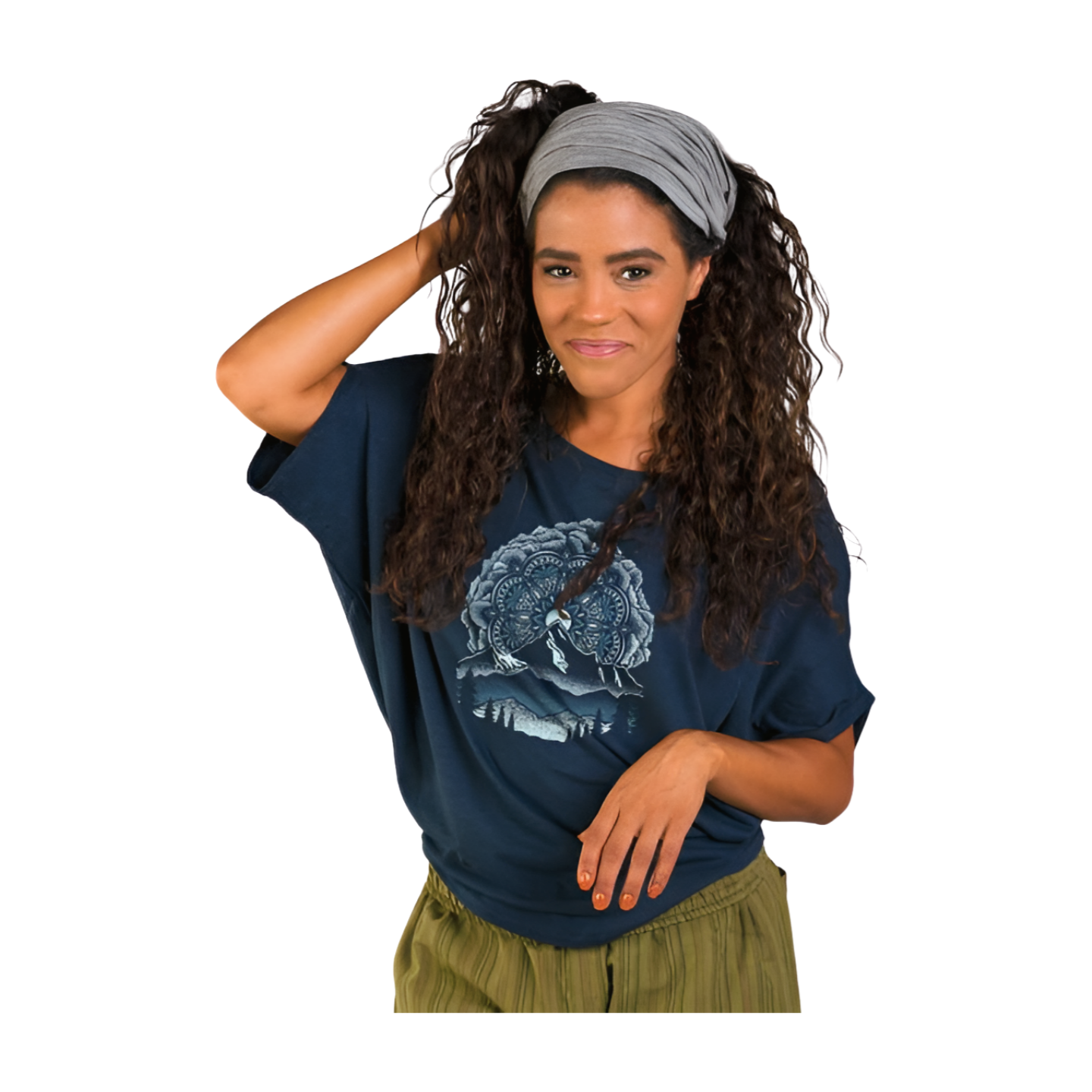Summit Solstice Mandala Dolman Top