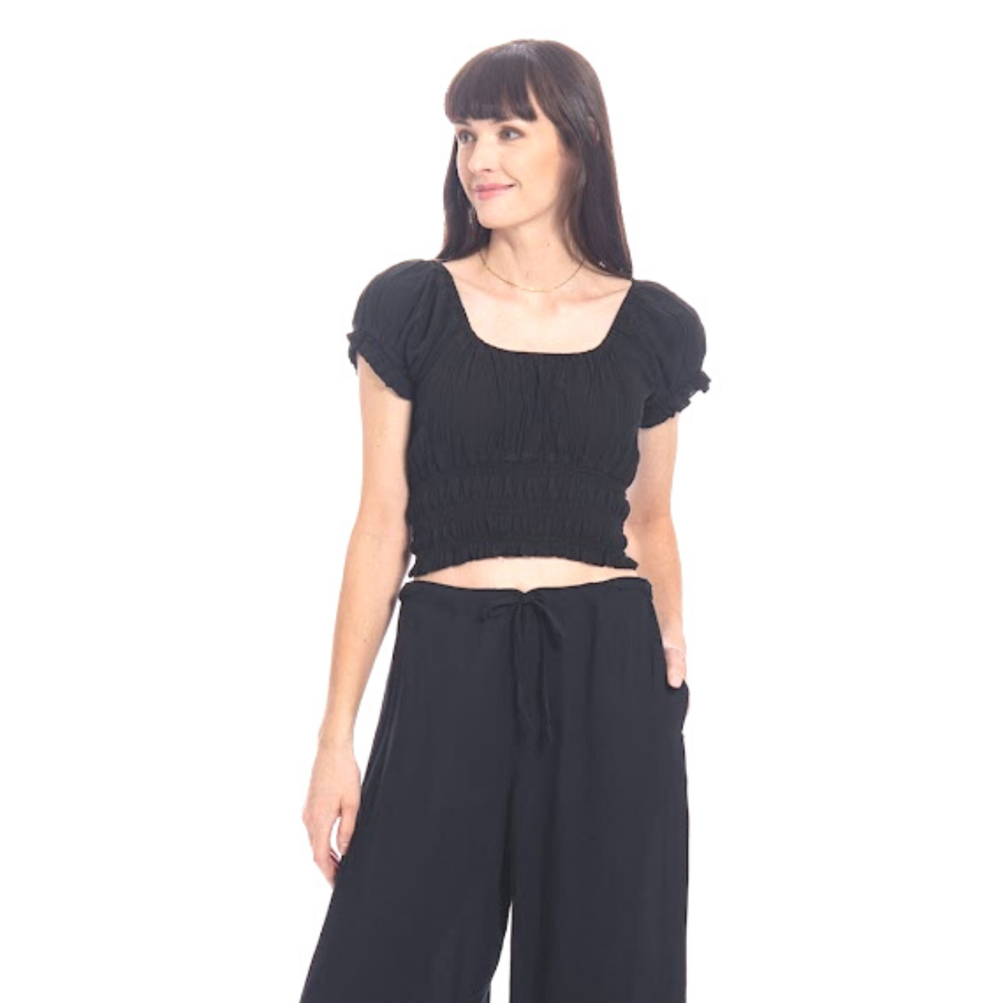 Short Sleeved Crop Top