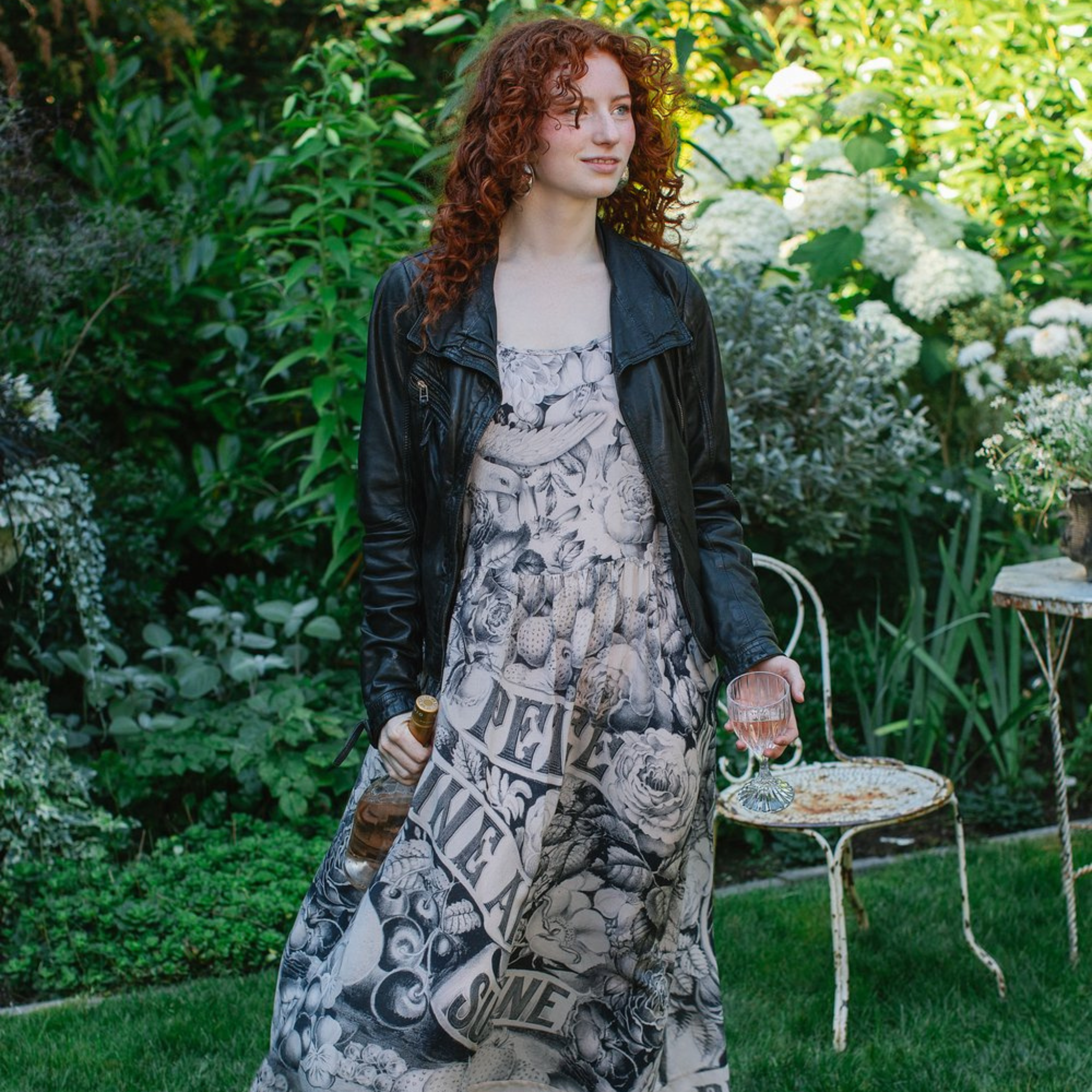 Peace, Wine & Sunshine Slip Dress