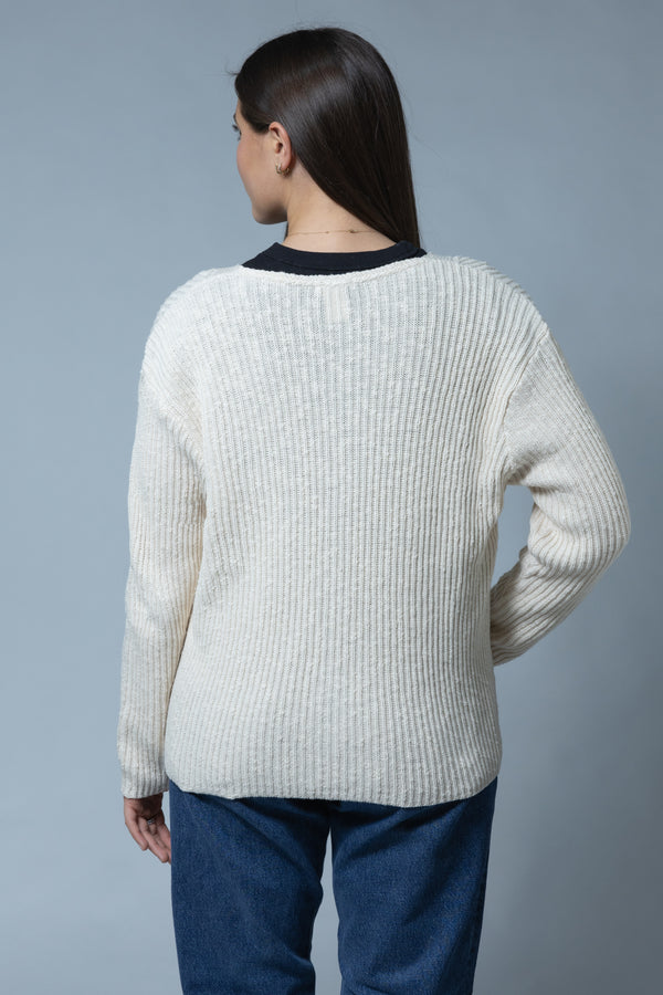 Ribbed Button Cardigan